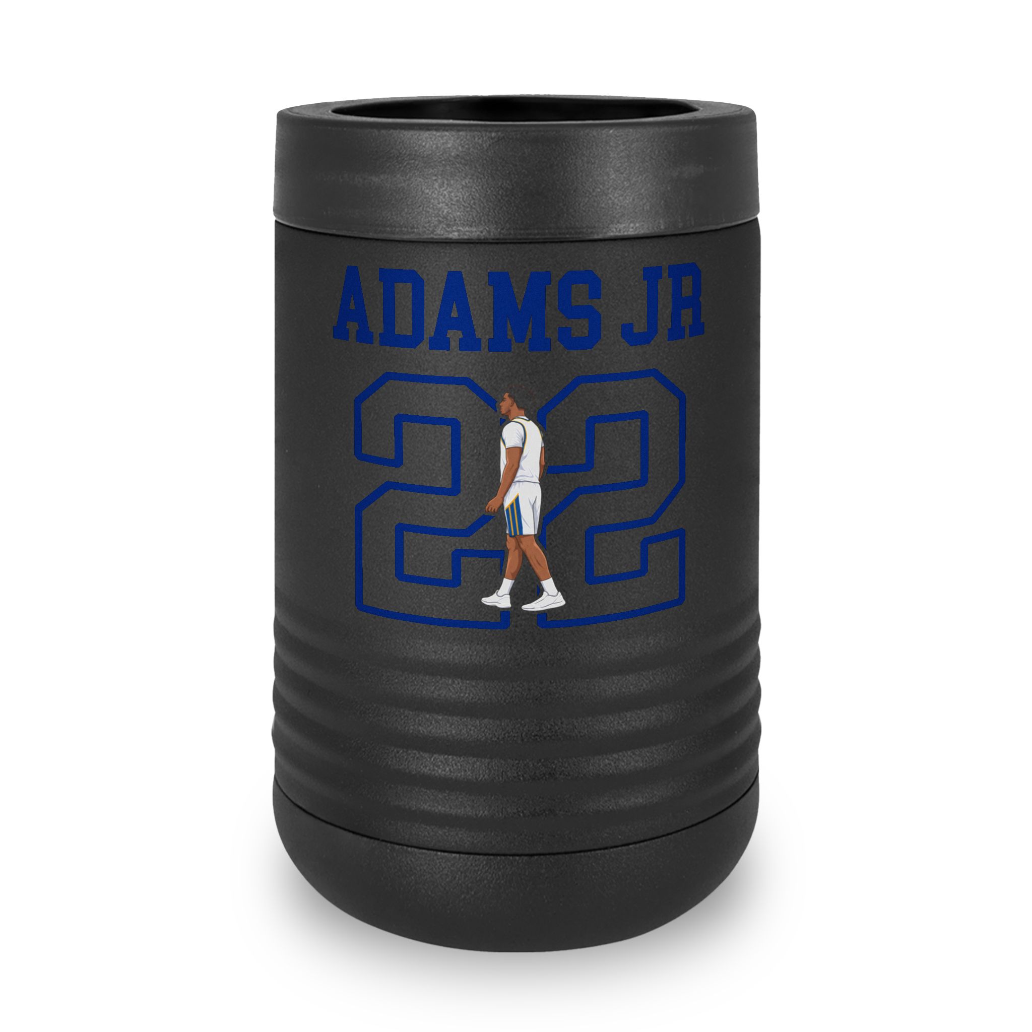 Stainless Can Cooler — character_shirsey in Black