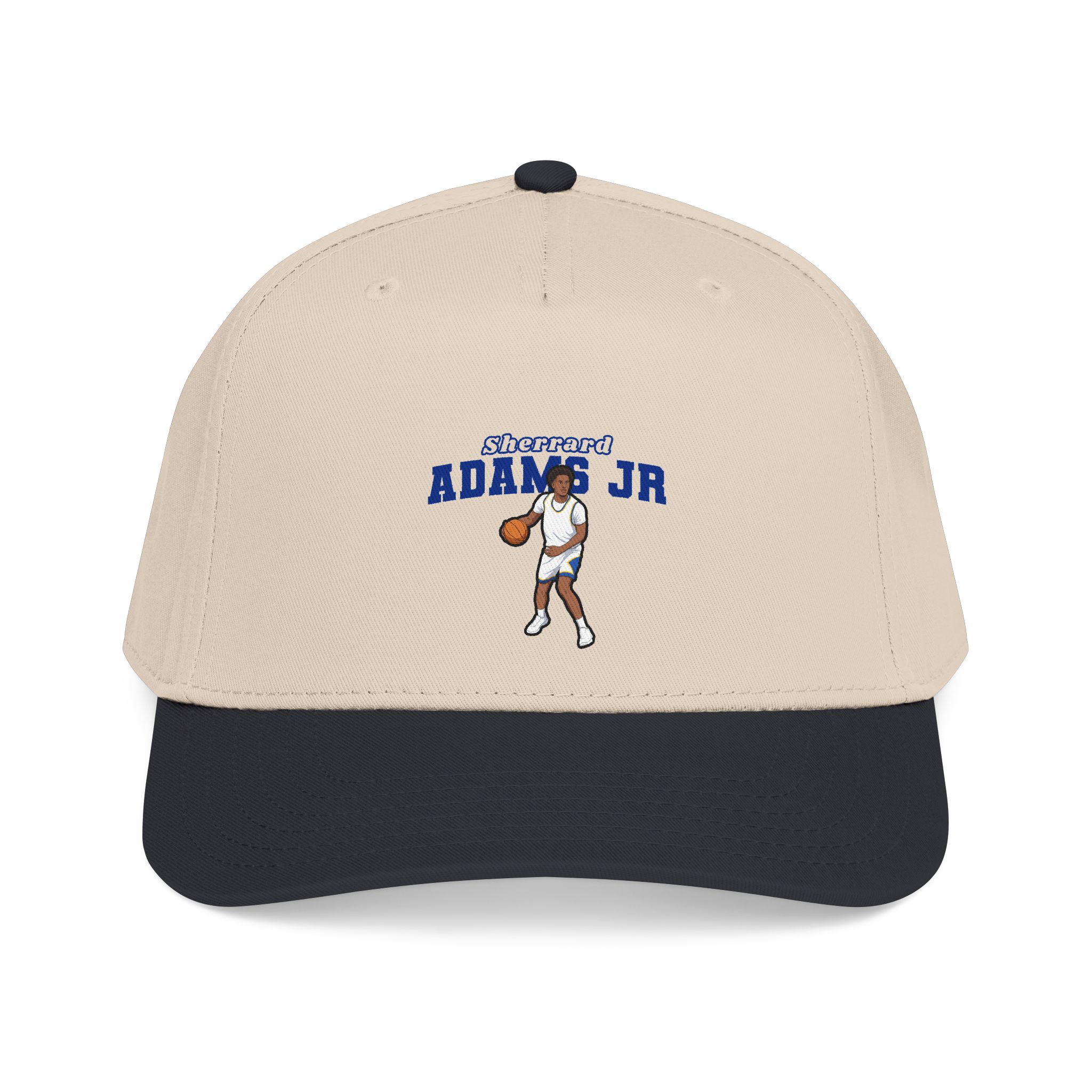 Baseball Cap — character_name_arch in Black / Natural