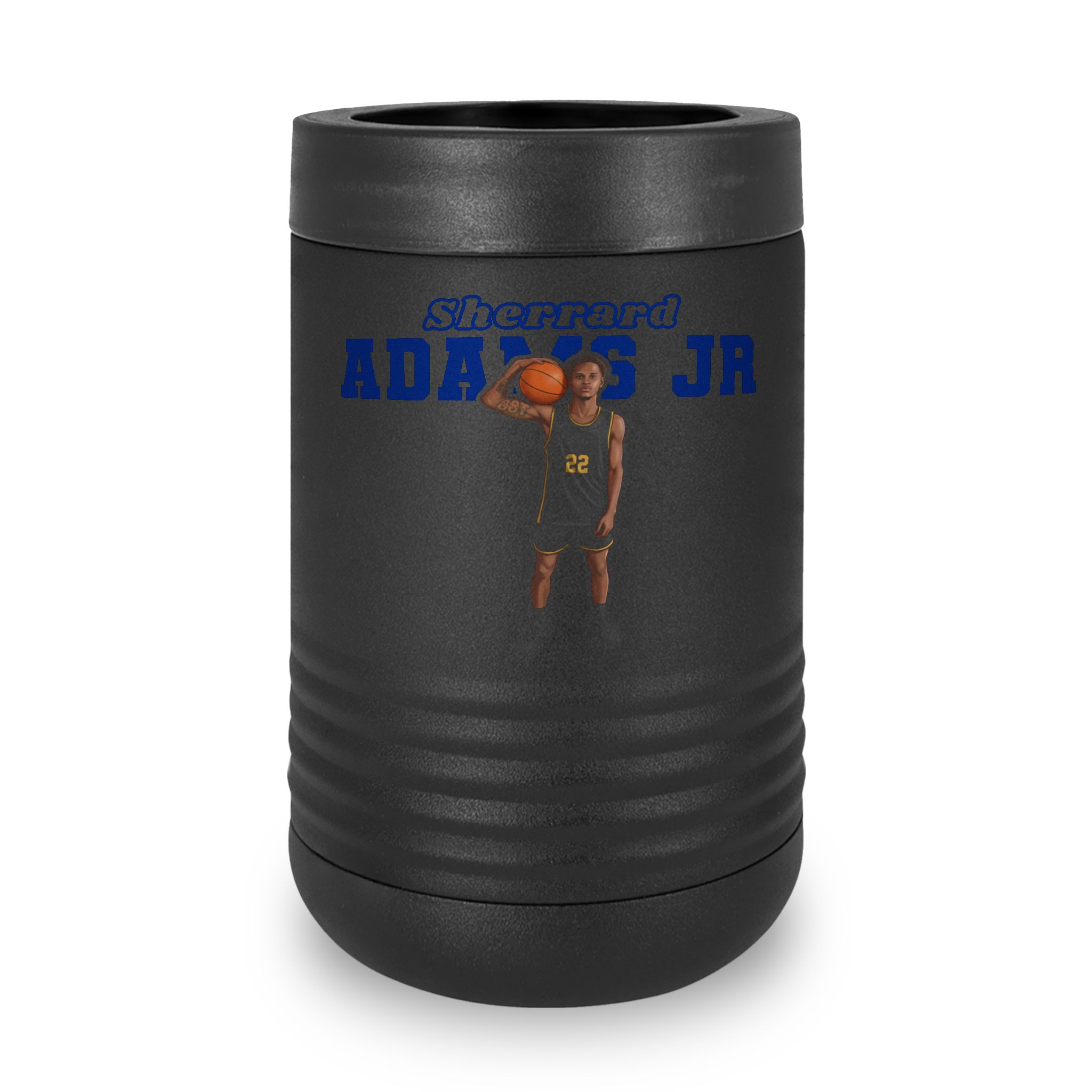 Stainless Can Cooler — character_name_arch in Black
