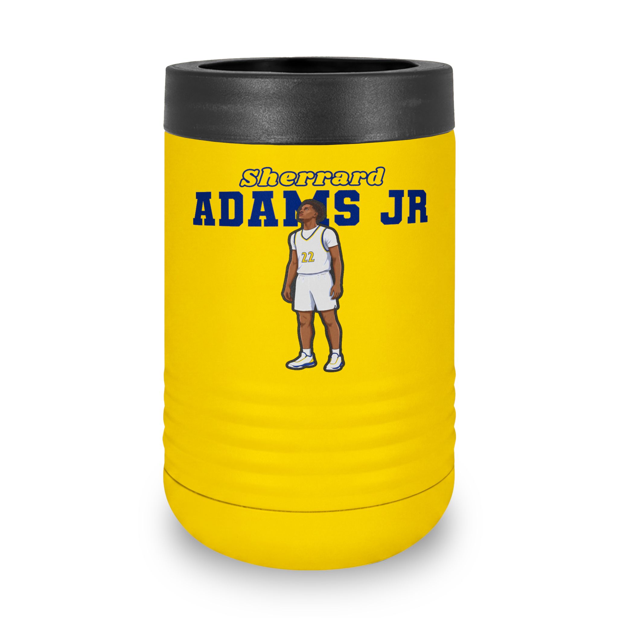 Stainless Can Cooler — character_name_arch in Yellow