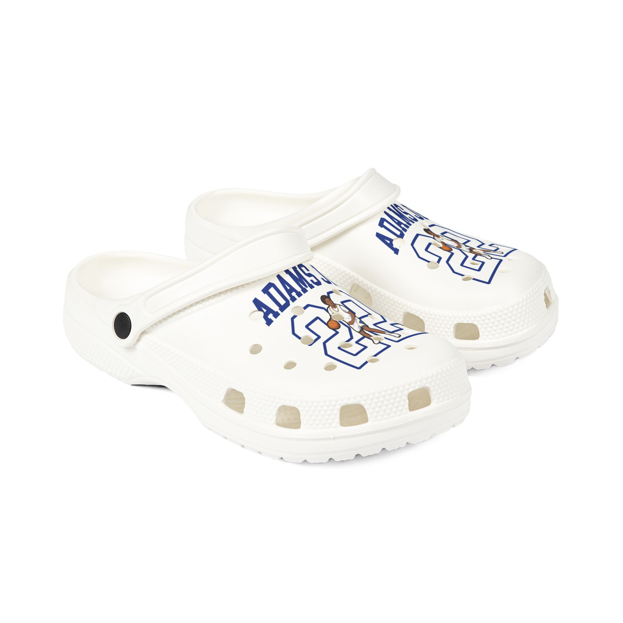 Rubber Clogs — character_shirsey in White