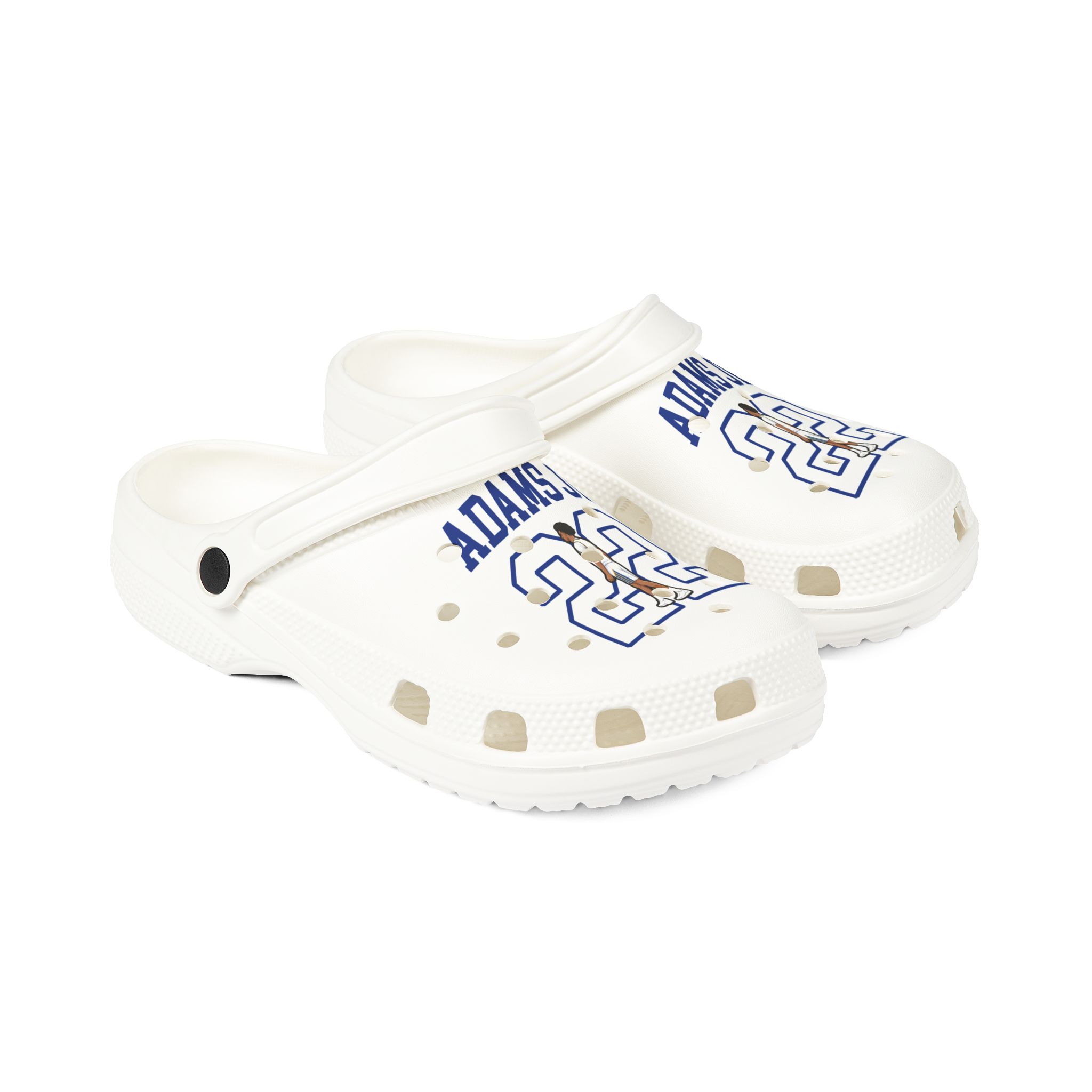 Rubber Clogs — character_shirsey in White