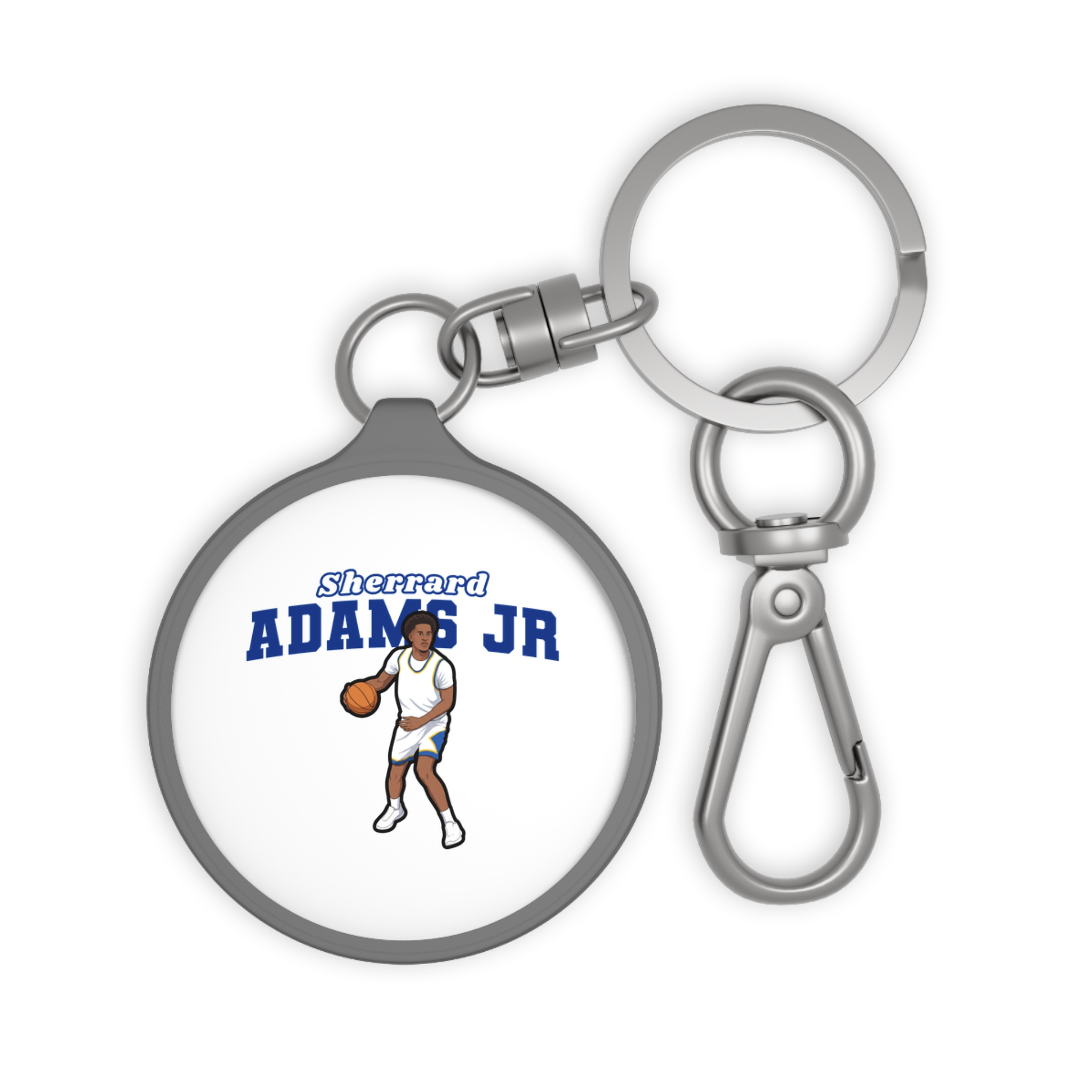 Keychain — character_name_arch in Grey