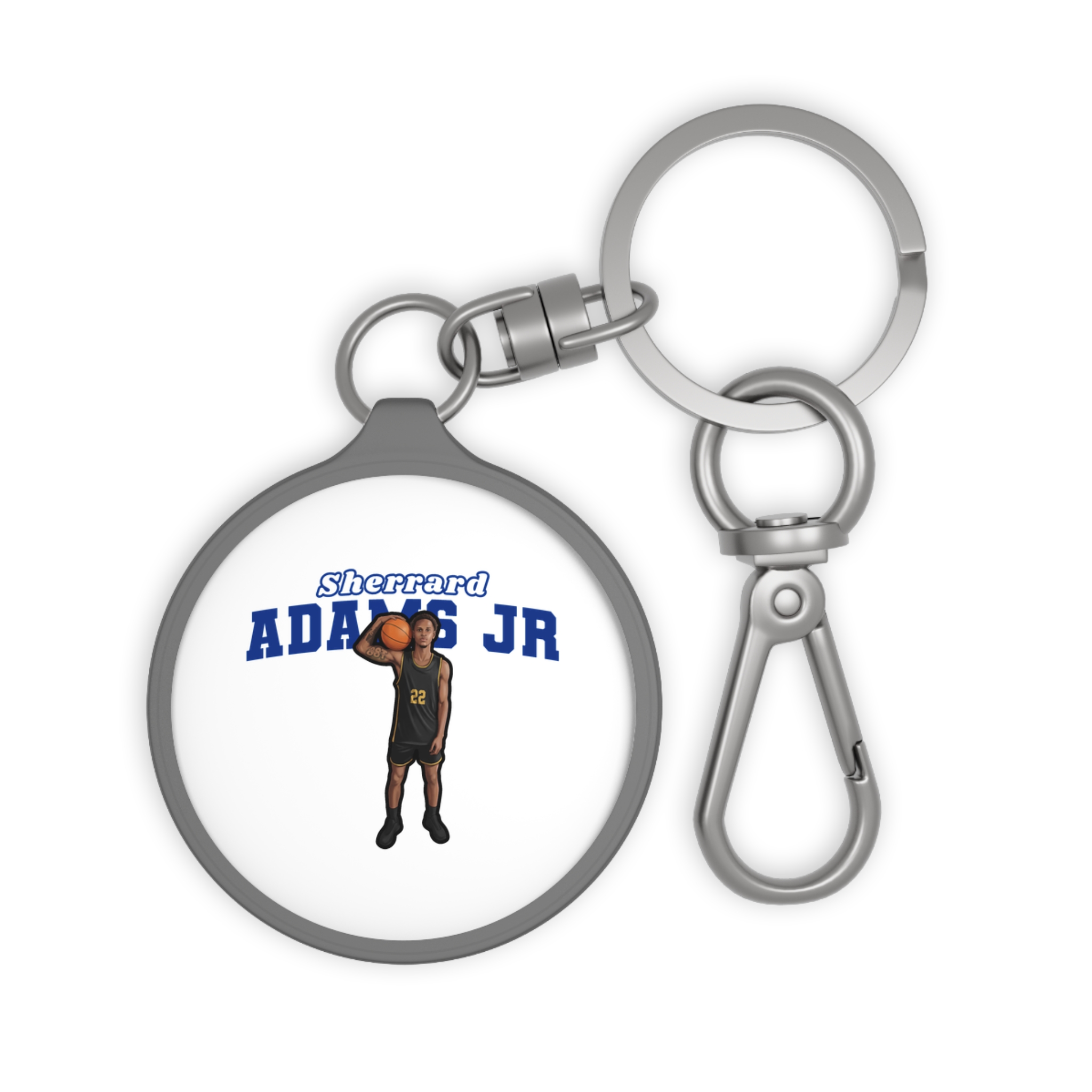 Keychain — character_name_arch in Grey