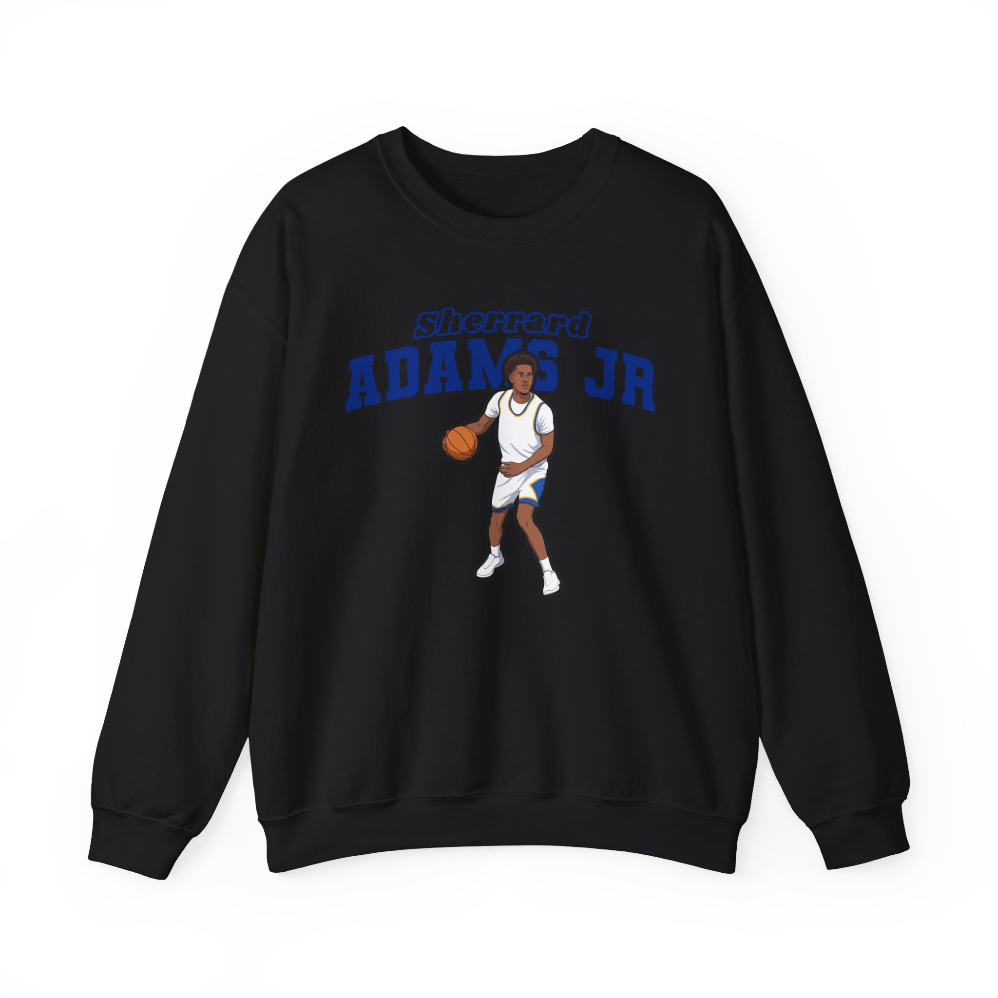 Crewneck Sweatshirt — character_name_arch in Black