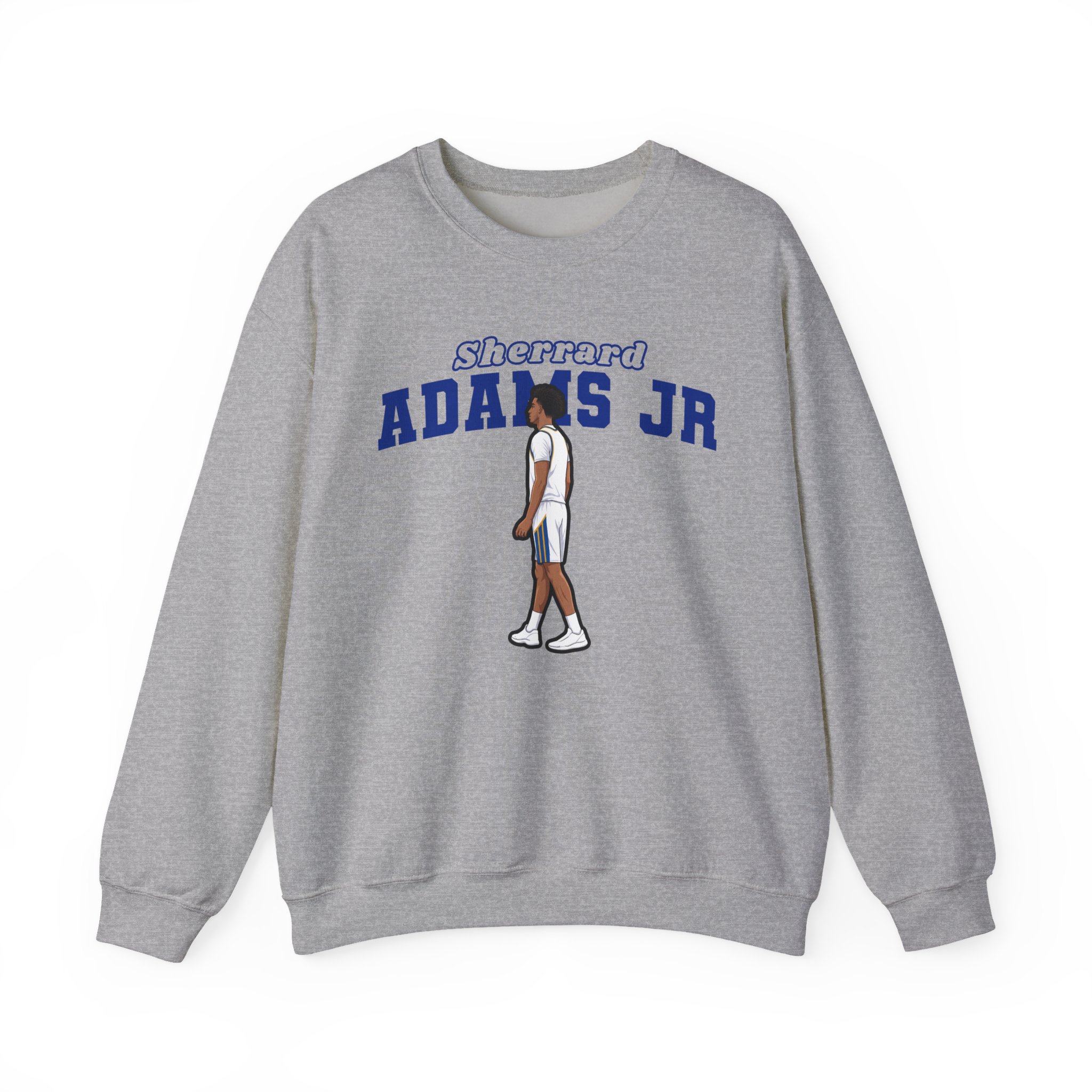 Crewneck Sweatshirt — character_name_arch in Grey