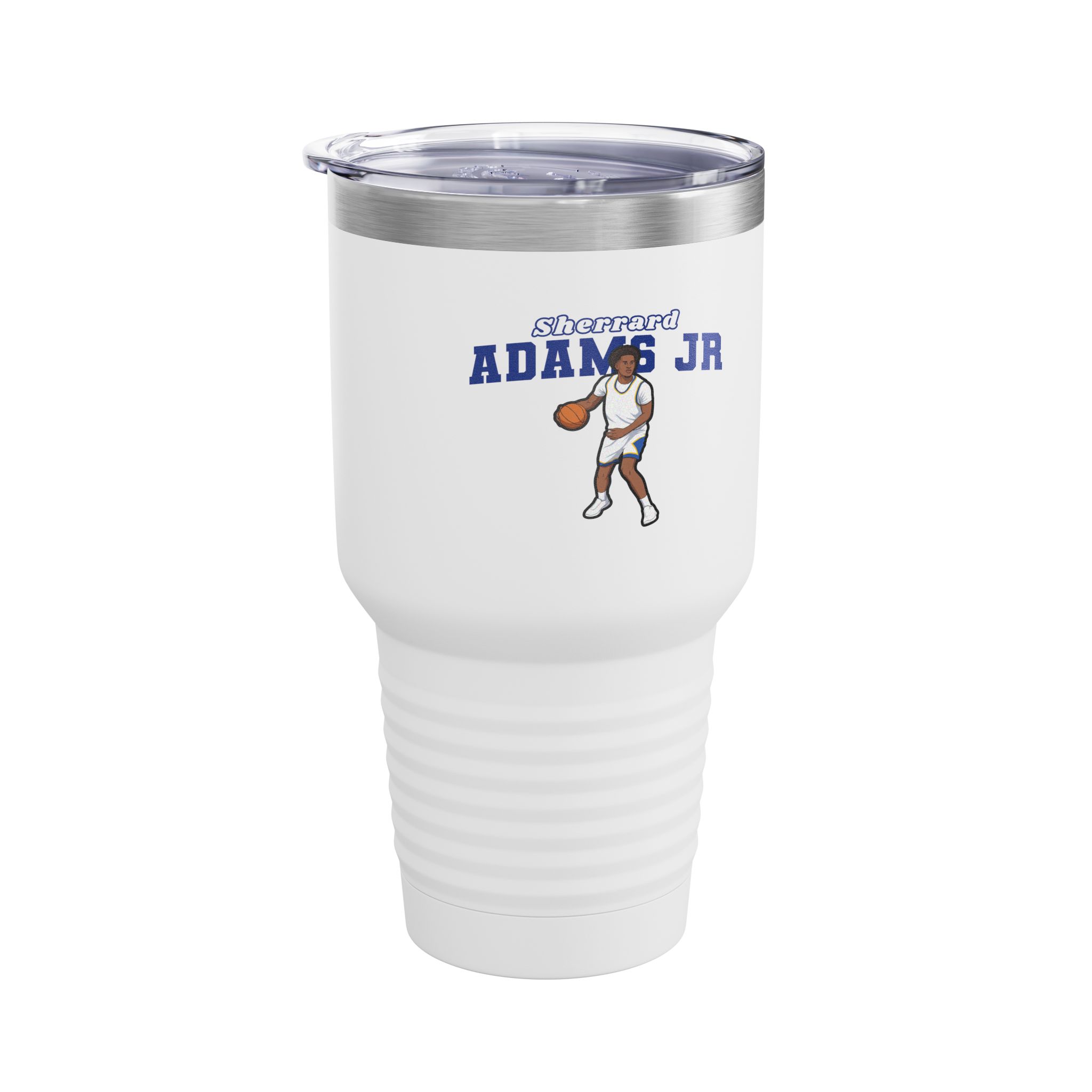30oz Tumbler — character_name_arch in White