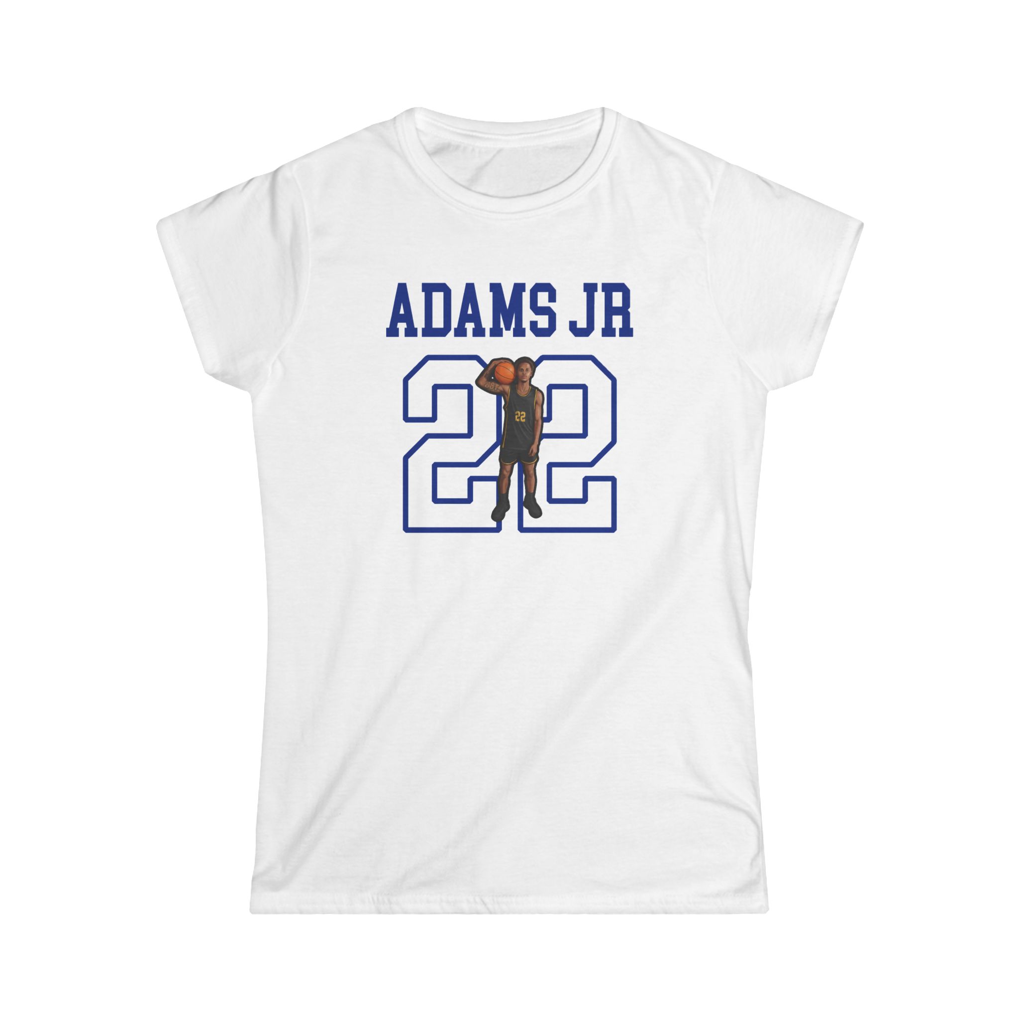 Women's Softstyle Tee — character_shirsey in White