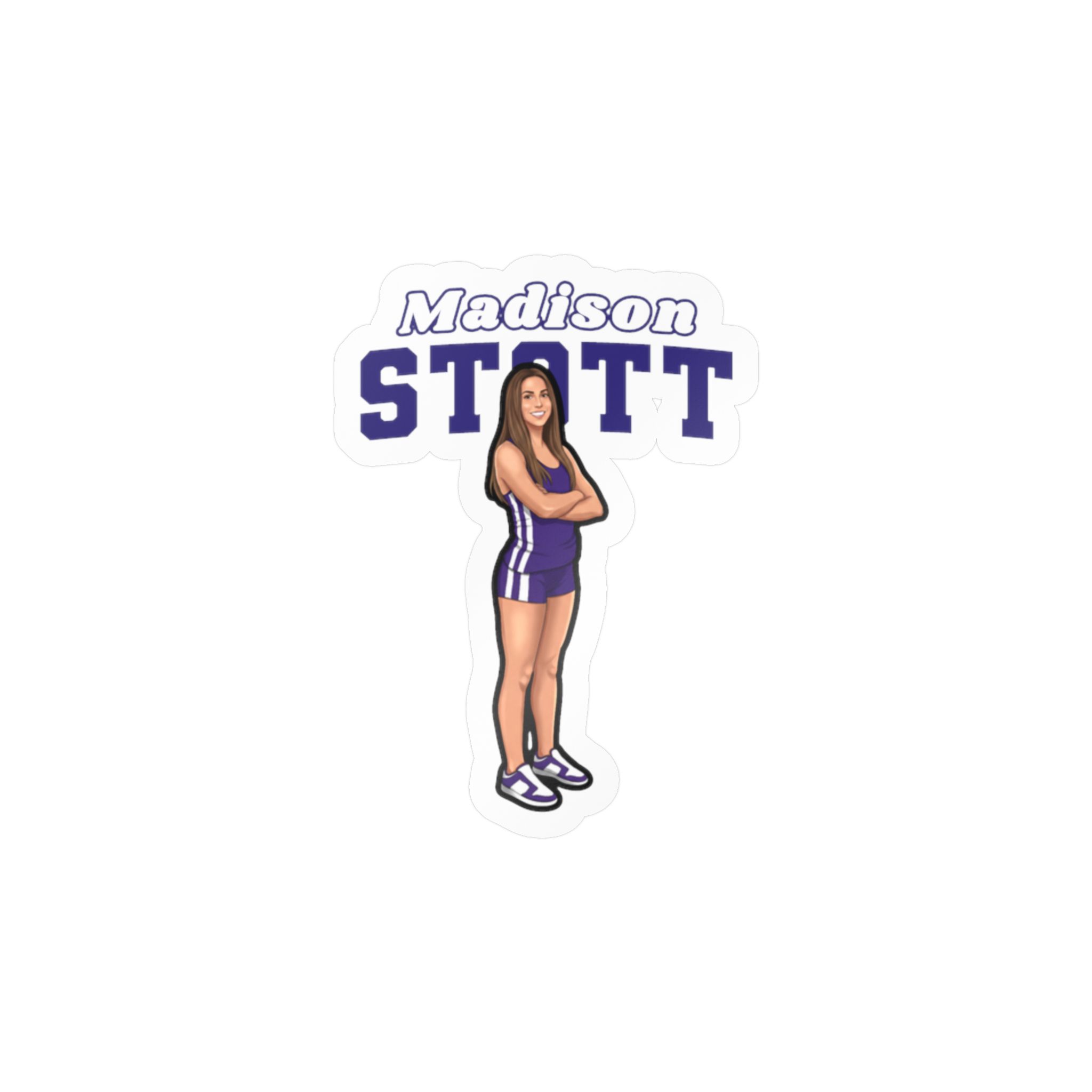 Vinyl Sticker — character_name_arch in Classic