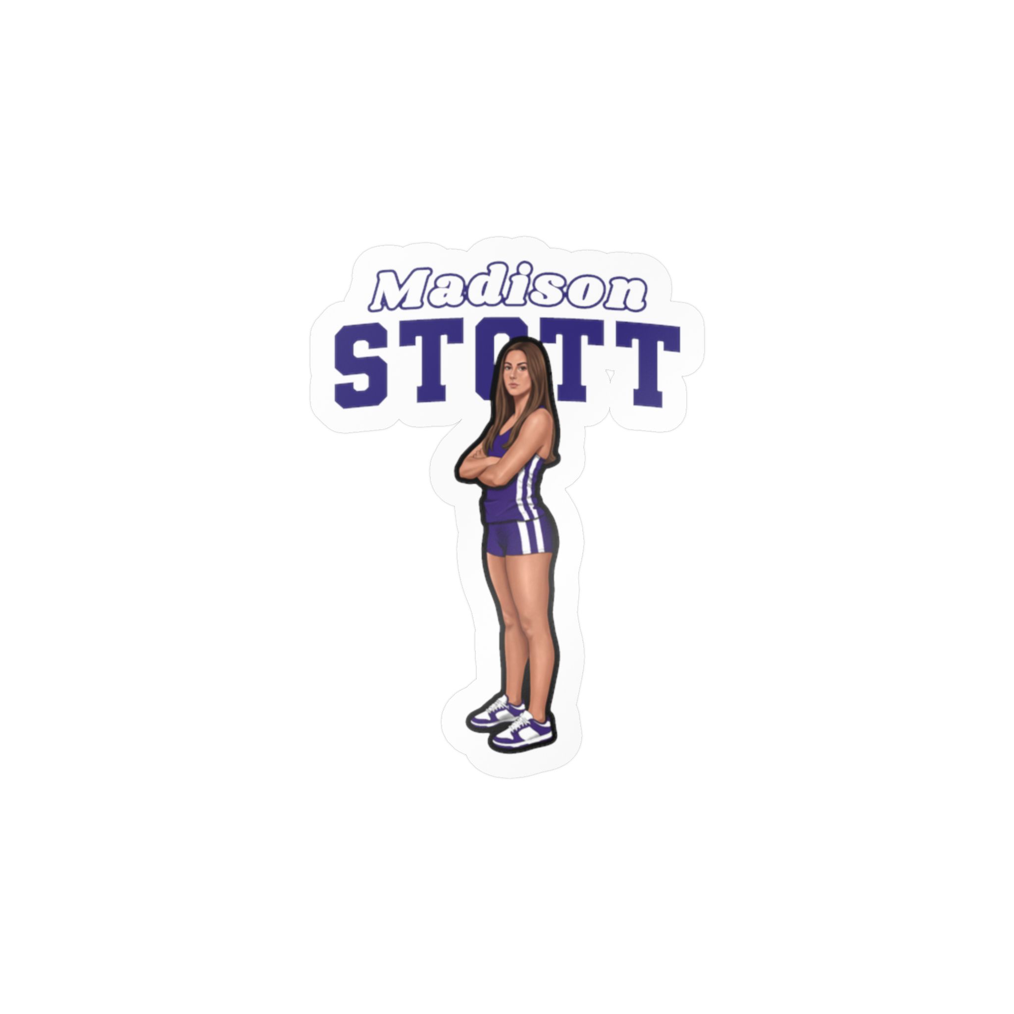 Vinyl Sticker — character_name_arch in Classic