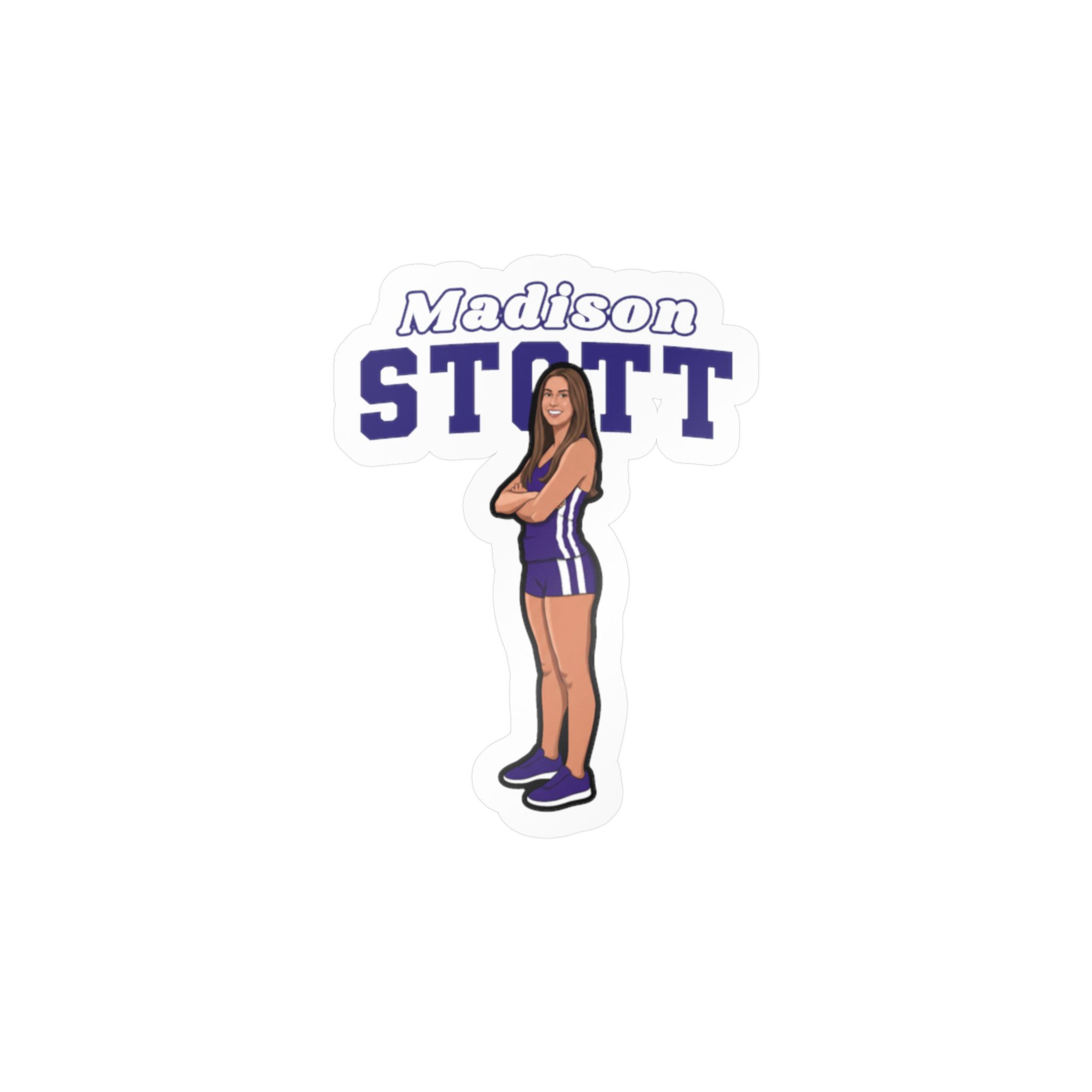 Vinyl Sticker — character_name_arch in Classic