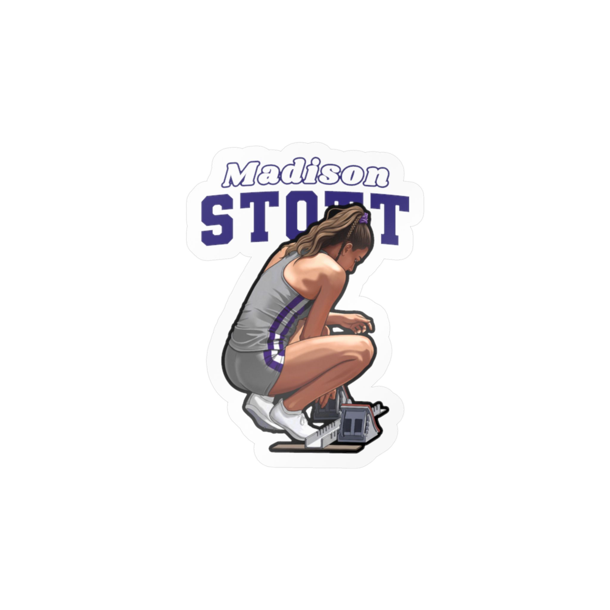 Vinyl Sticker — character_name_arch in Classic