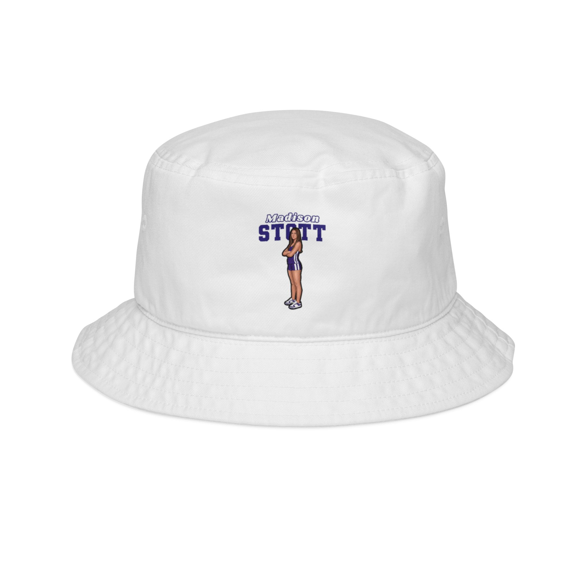 Bucket Hat — character_name_arch in White