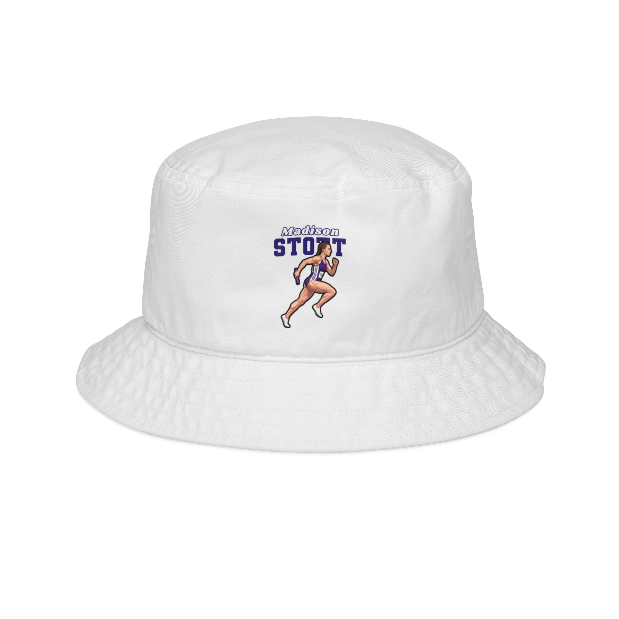 Bucket Hat — character_name_arch in White