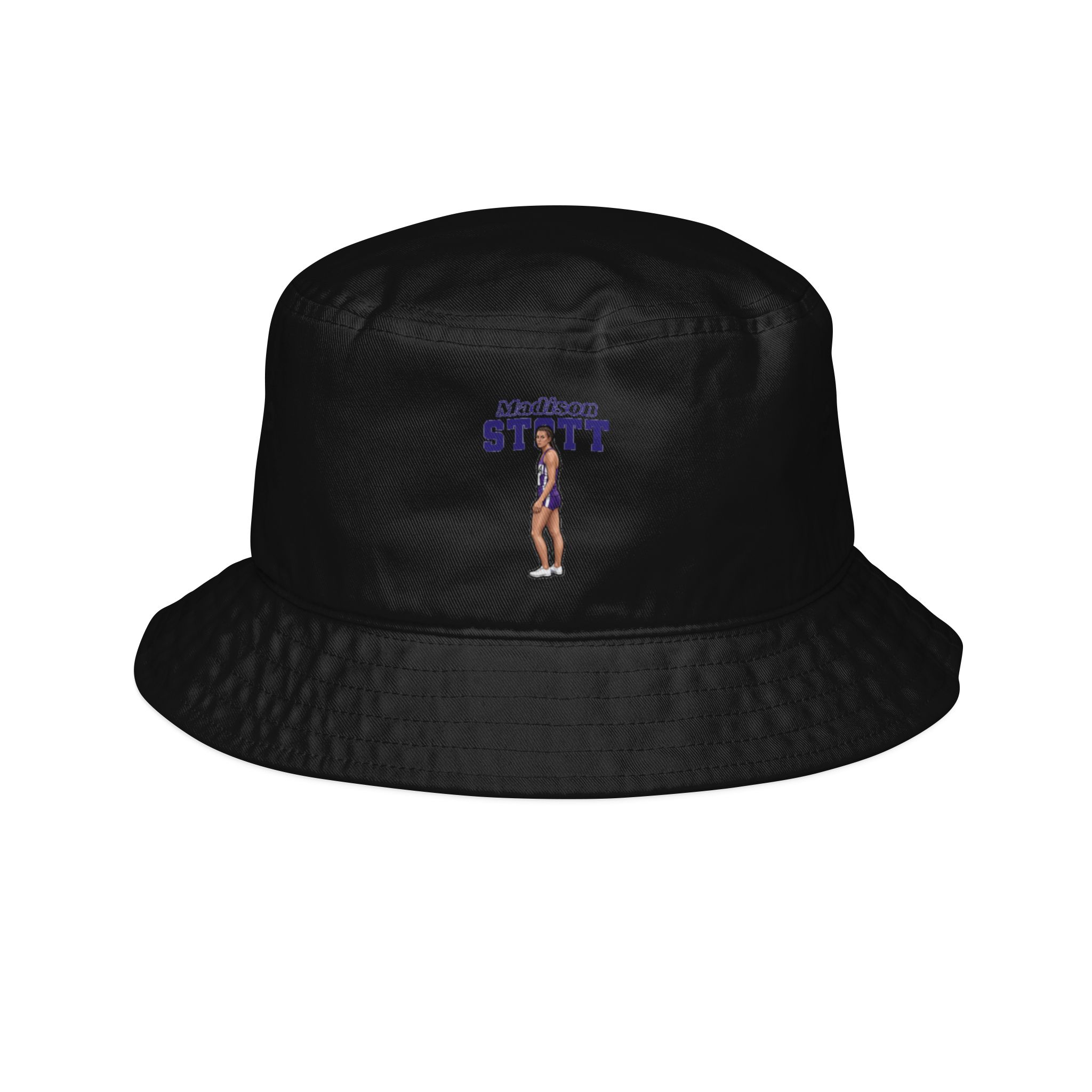 Bucket Hat — character_name_arch in Black