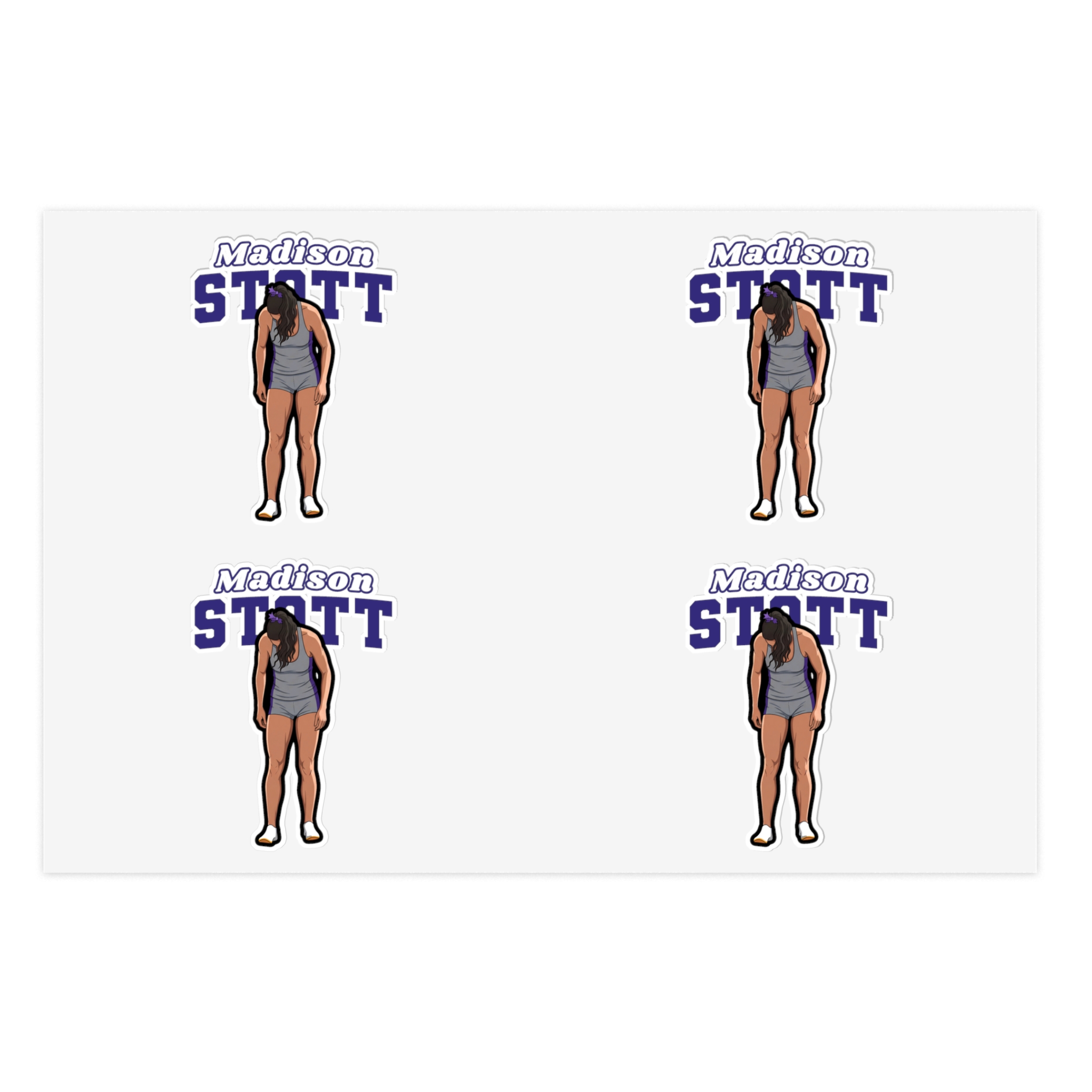 Sticker Sheet — character_name_arch in Classic