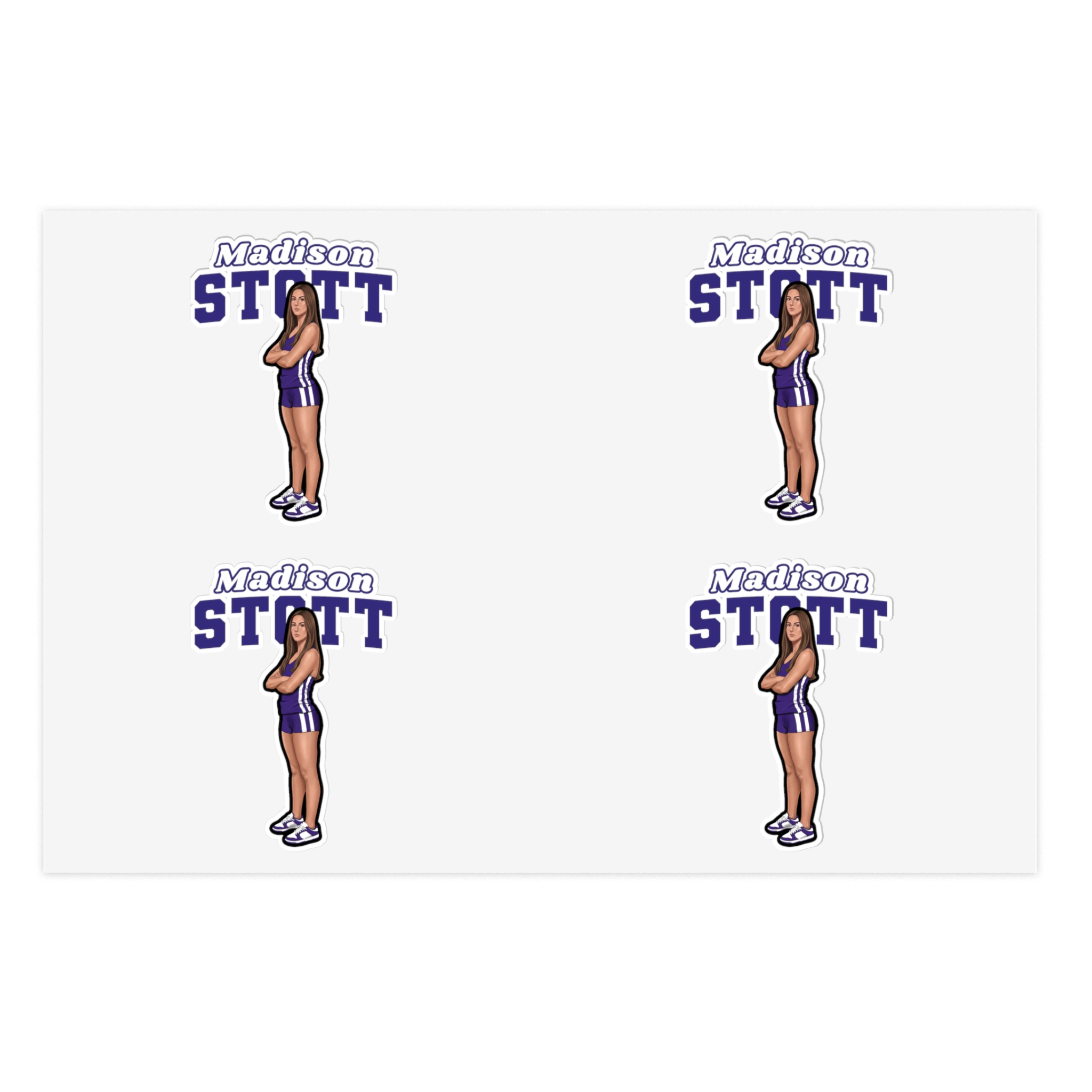 Sticker Sheet — character_name_arch in Classic