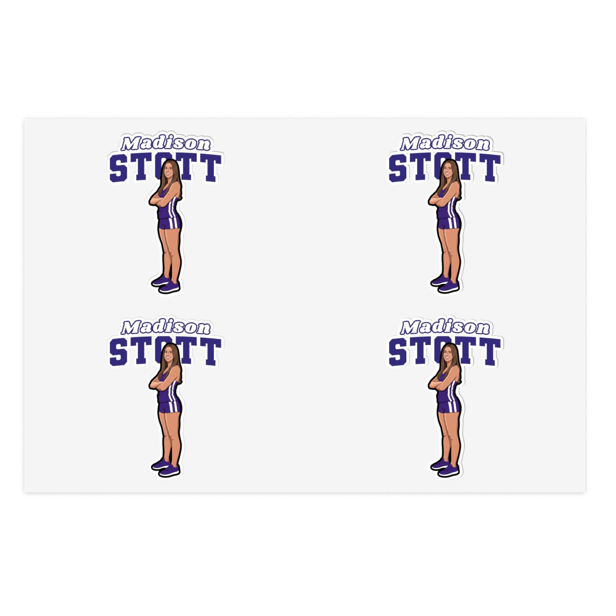 Sticker Sheet — character_name_arch in Classic
