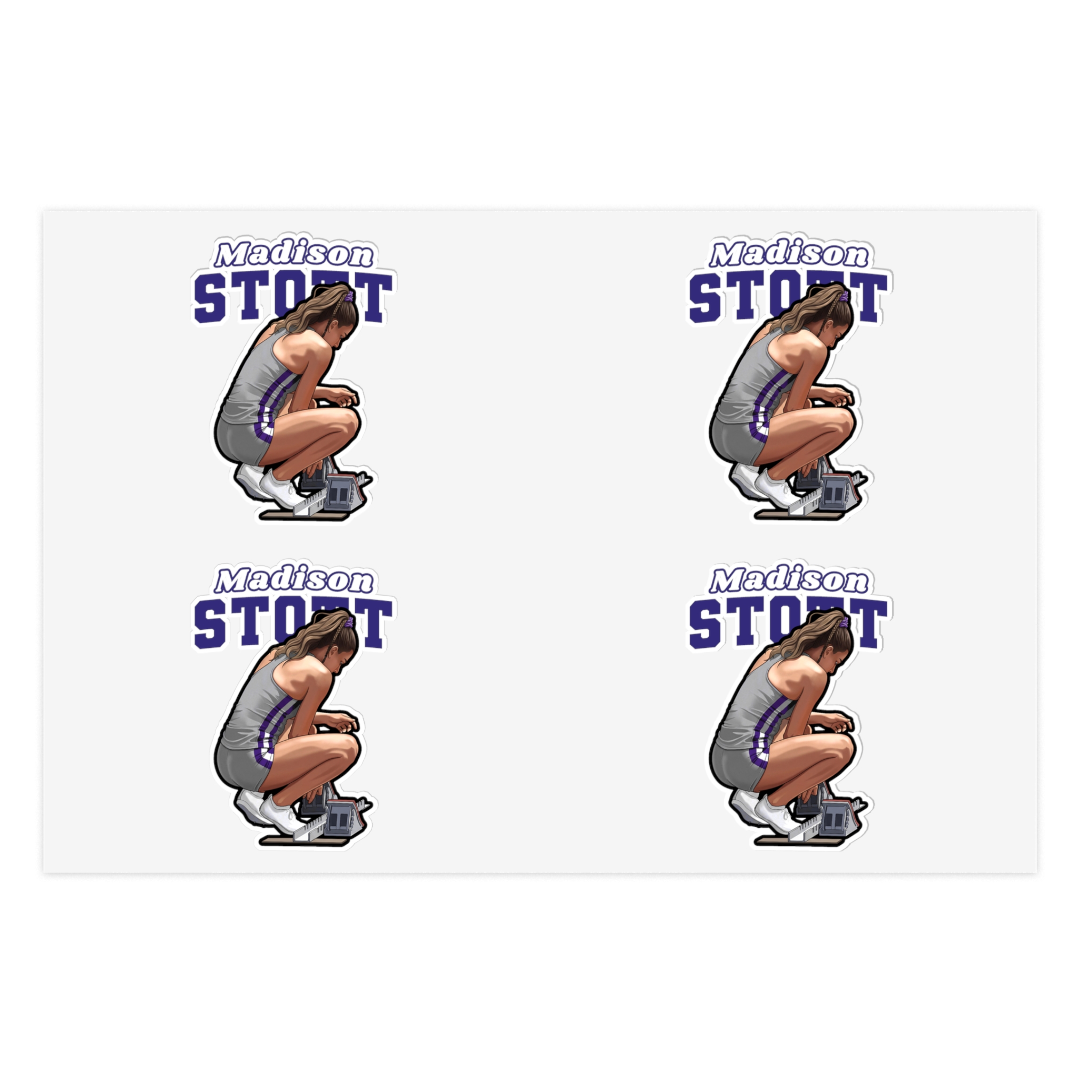 Sticker Sheet — character_name_arch in Classic