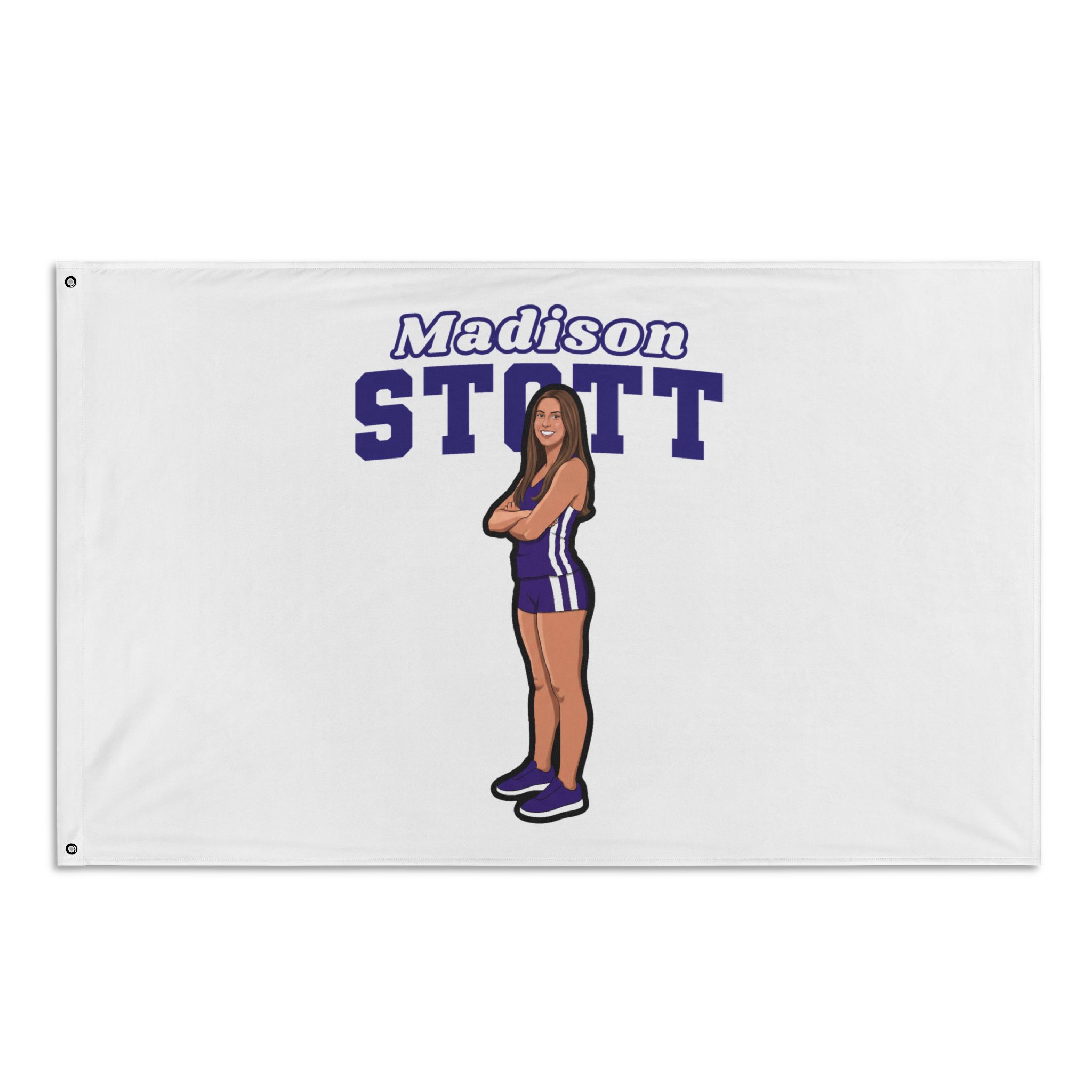 Flag (35 × 56 in) — character_name_arch in Classic