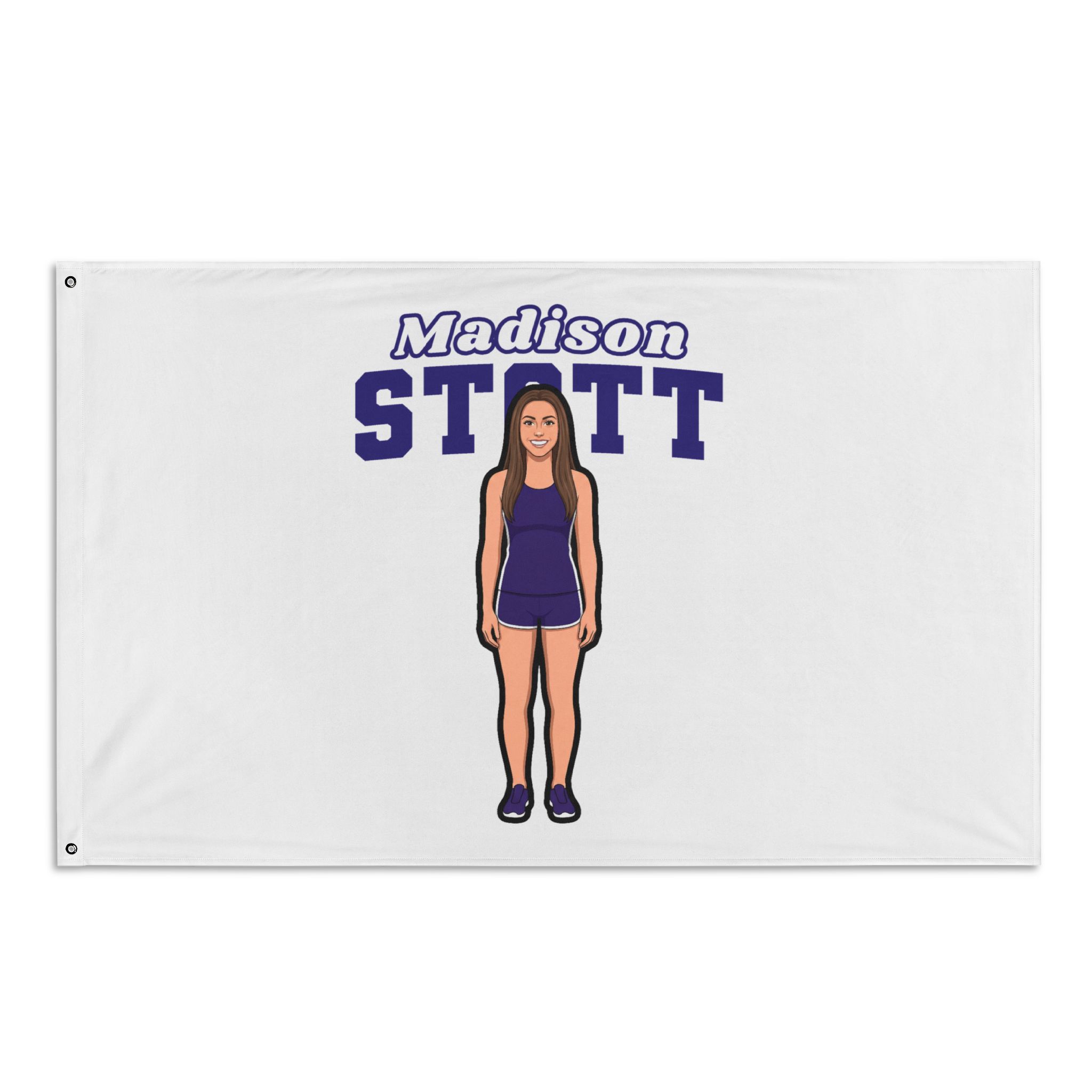 Flag (35 × 56 in) — character_name_arch in Classic