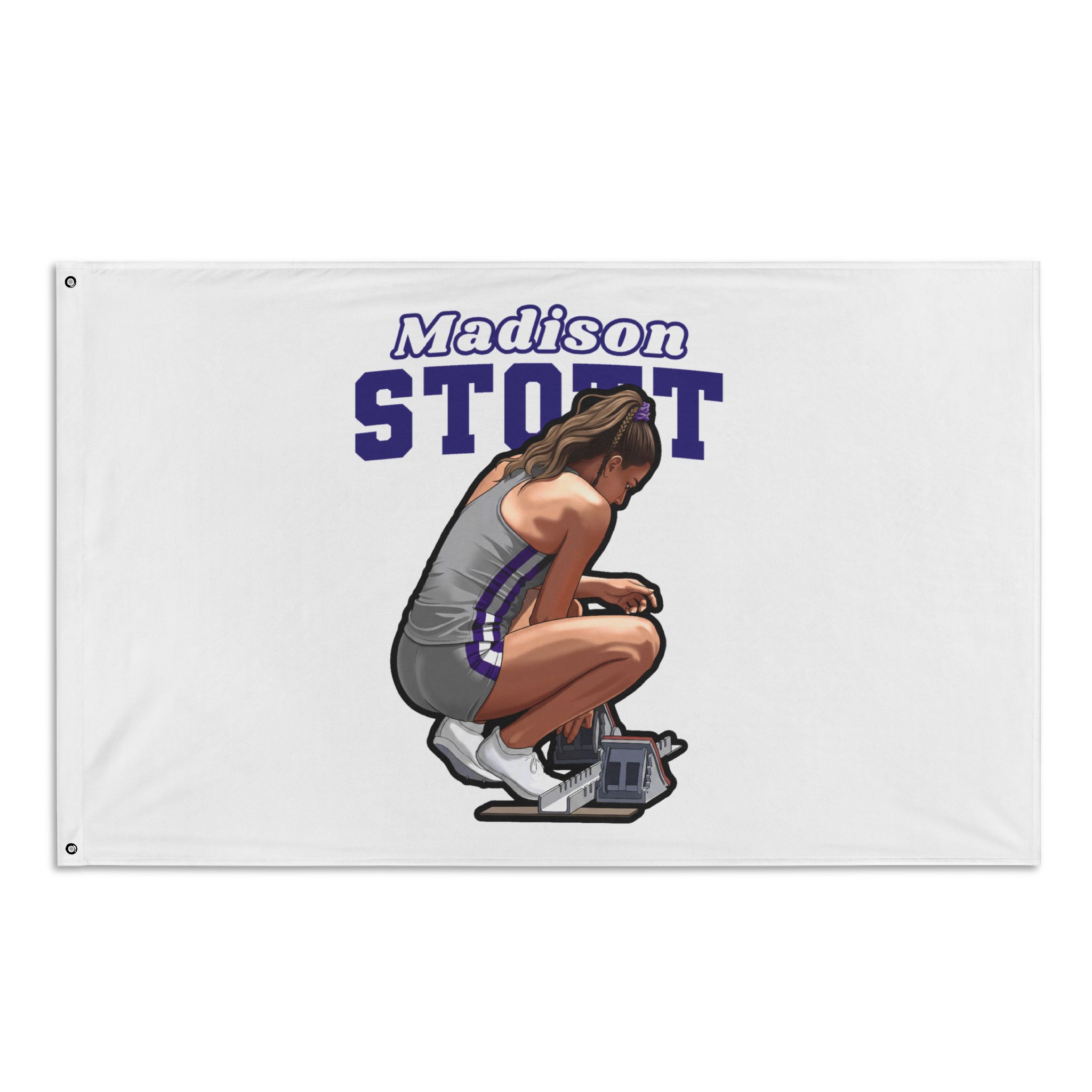 Flag (35 × 56 in) — character_name_arch in Classic