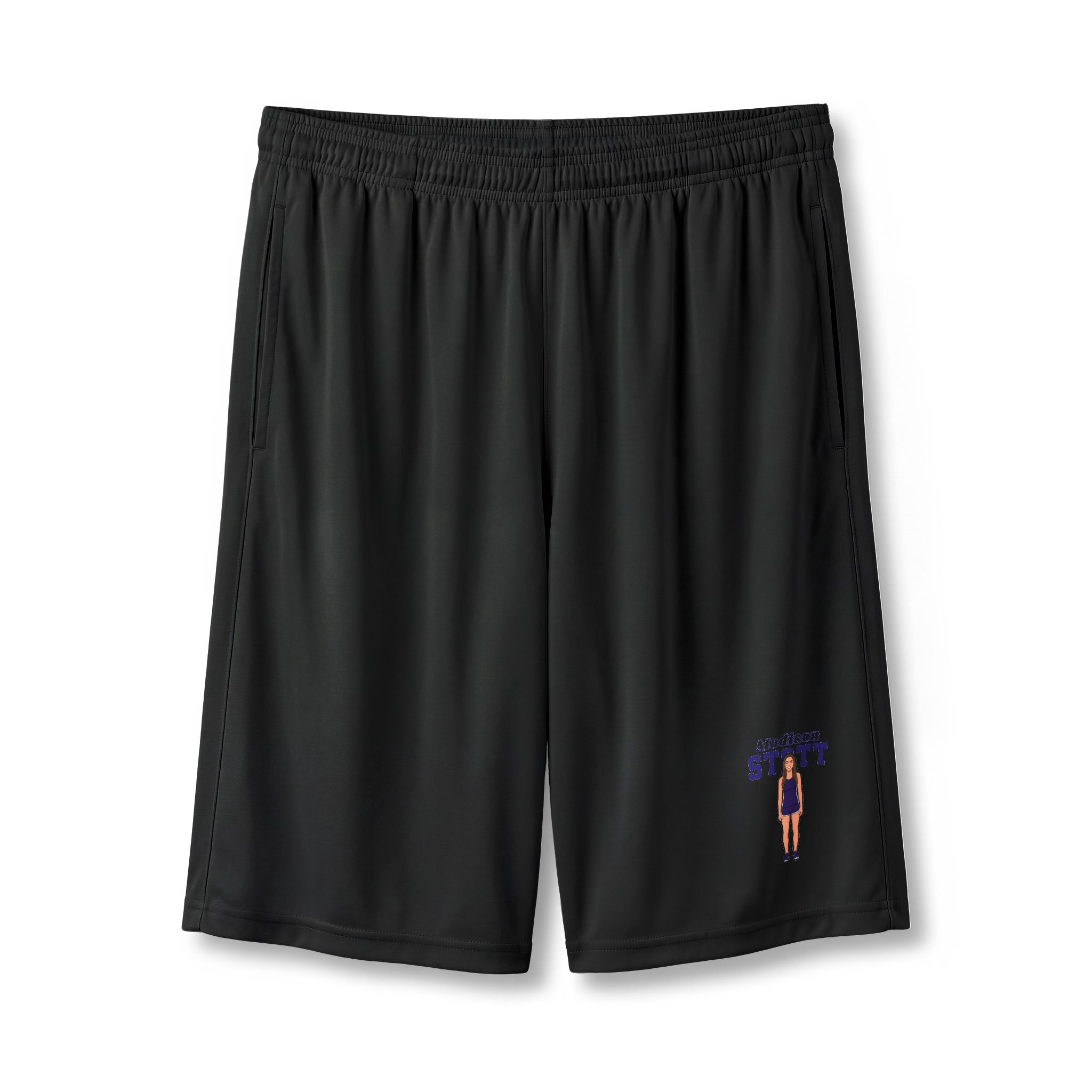 Shorts — character_name_arch in Black