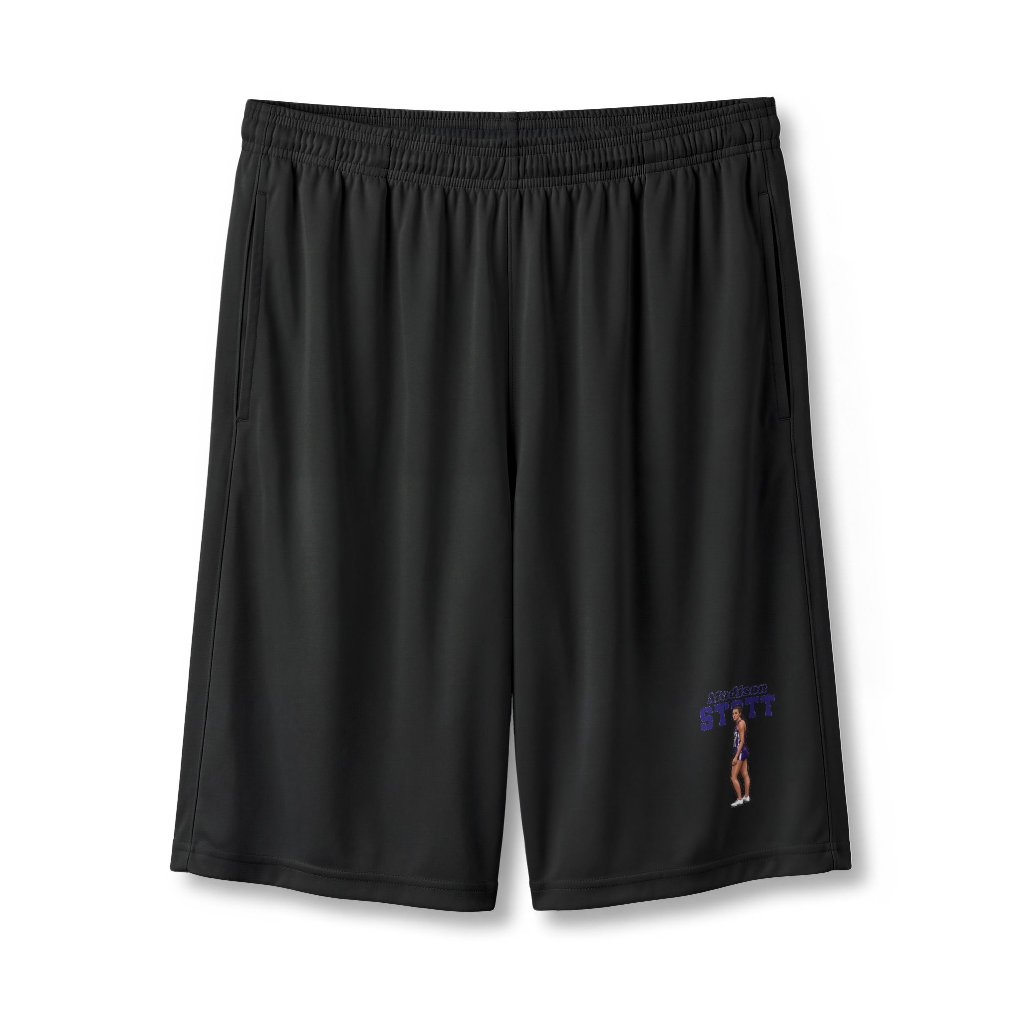 Shorts — character_name_arch in Black