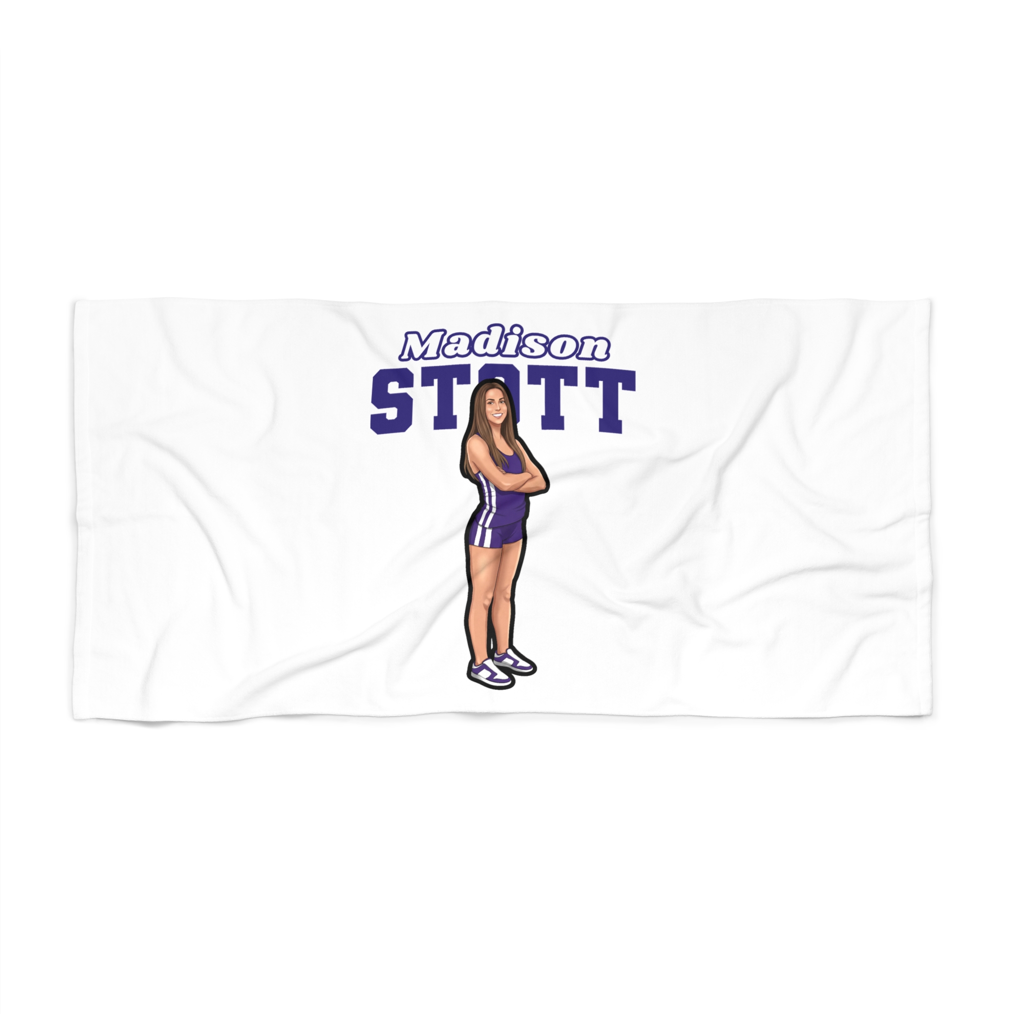 Beach Towel — character_name_arch in Classic
