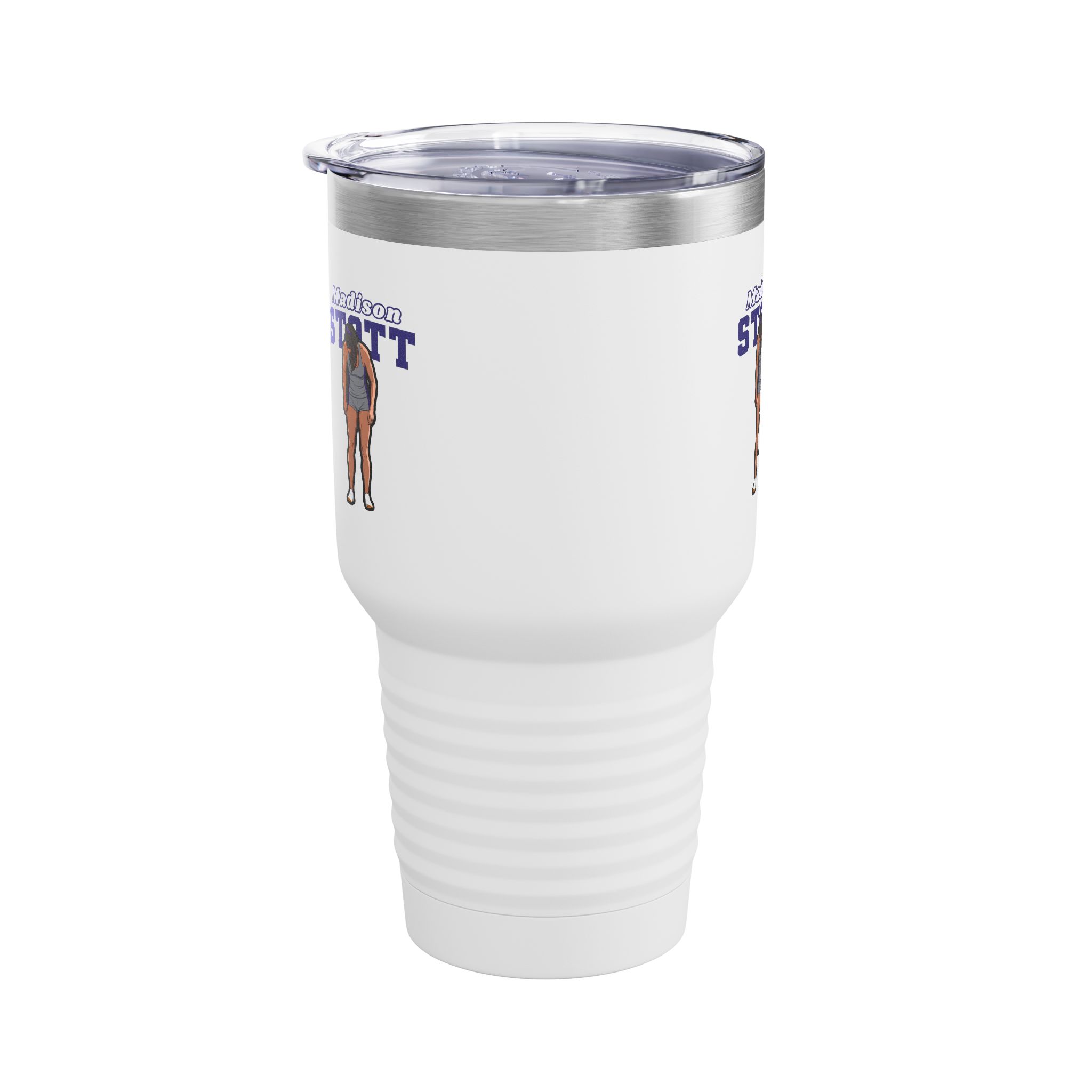 30oz Tumbler — character_name_arch in White