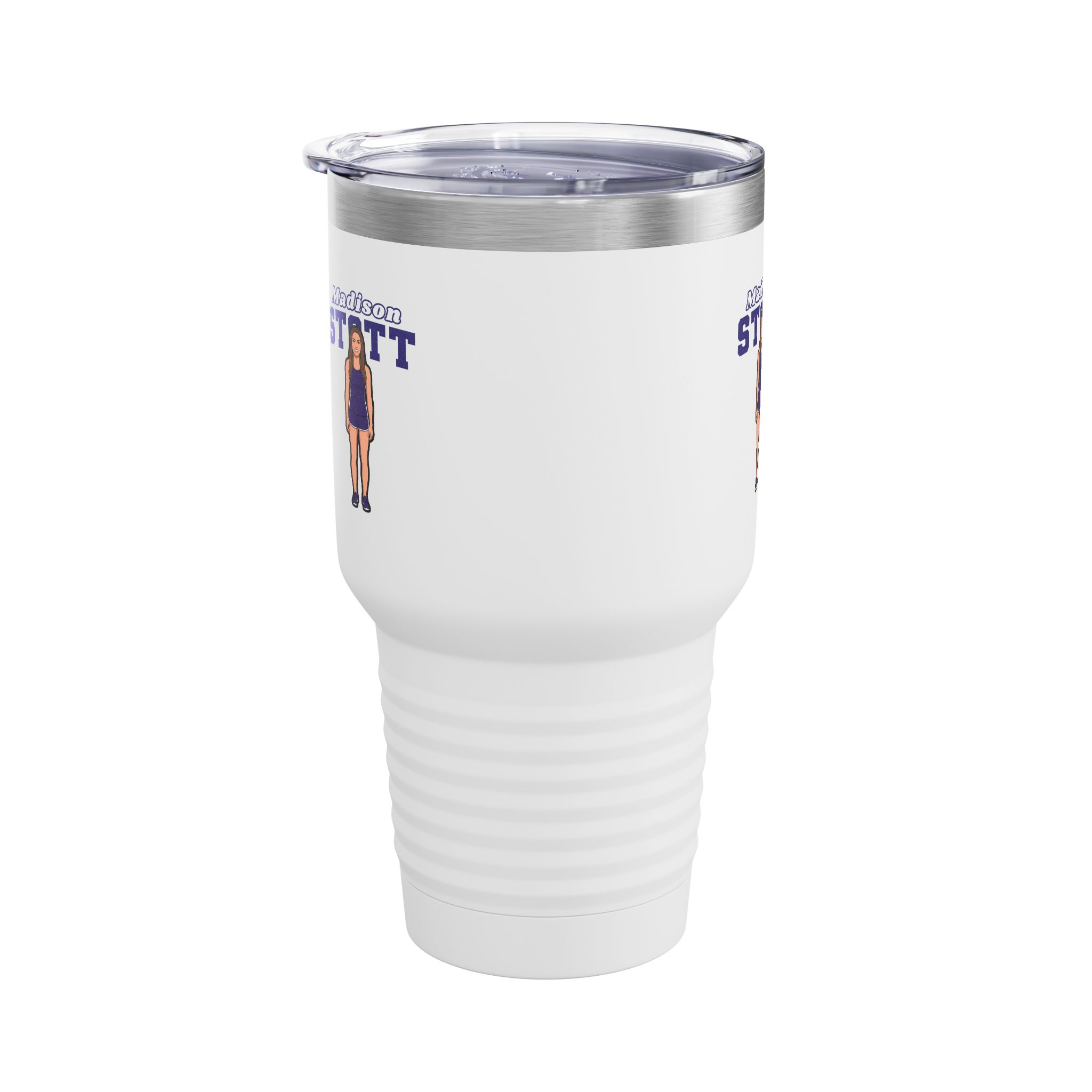 30oz Tumbler — character_name_arch in White