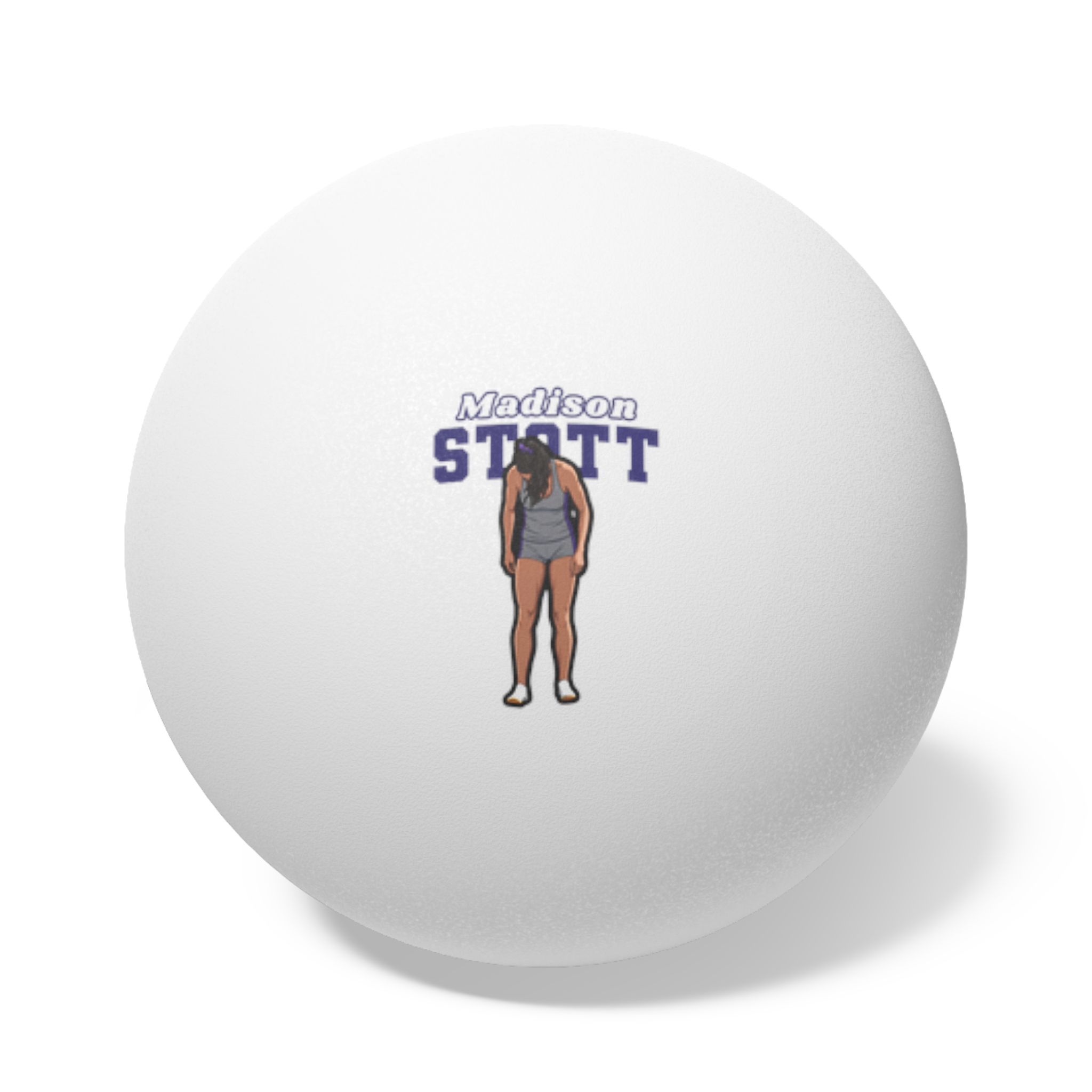 Ping Pong Balls, 6 pcs — character_name_arch in White