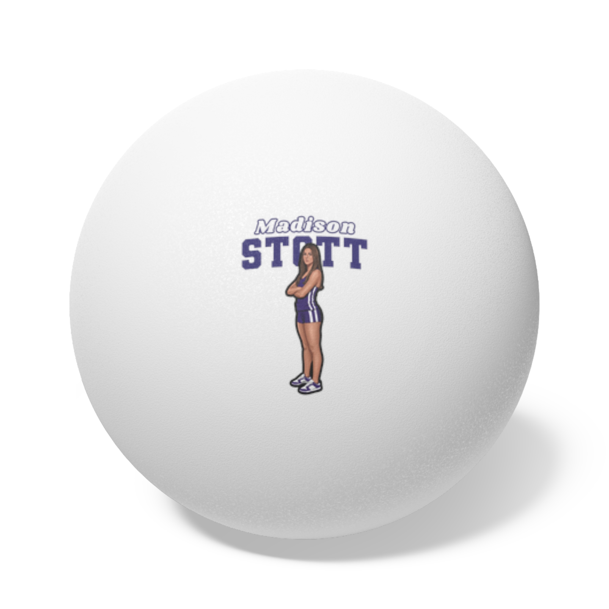 Ping Pong Balls, 6 pcs — character_name_arch in White