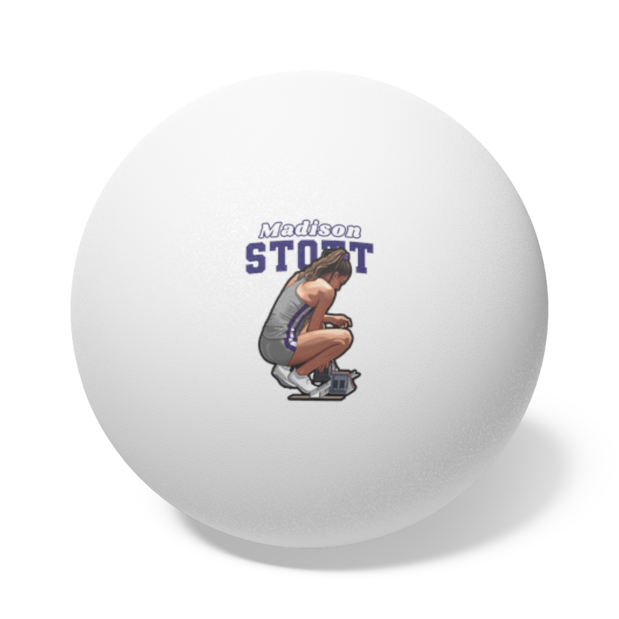 Ping Pong Balls, 6 pcs — character_name_arch in White