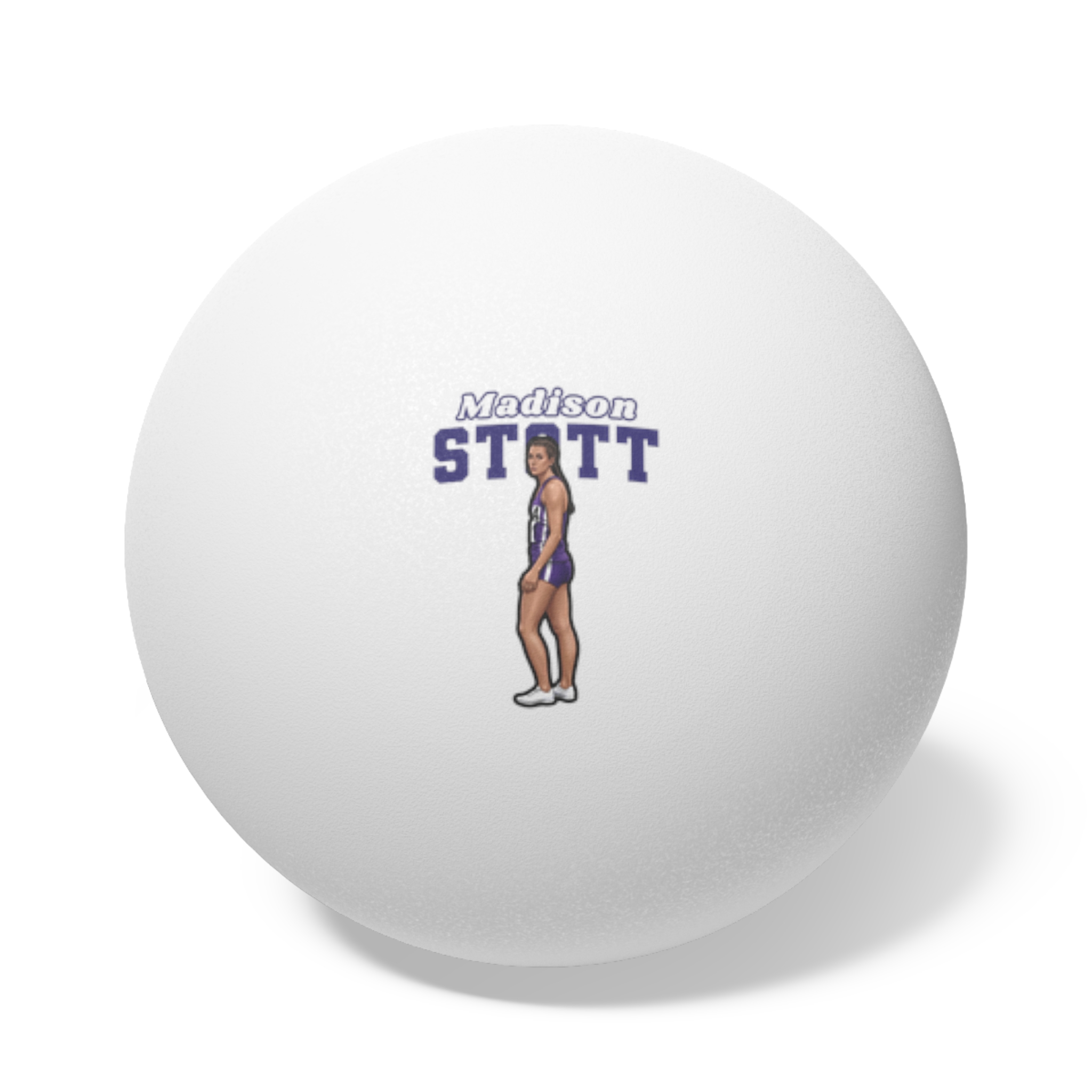 Ping Pong Balls, 6 pcs — character_name_arch in White