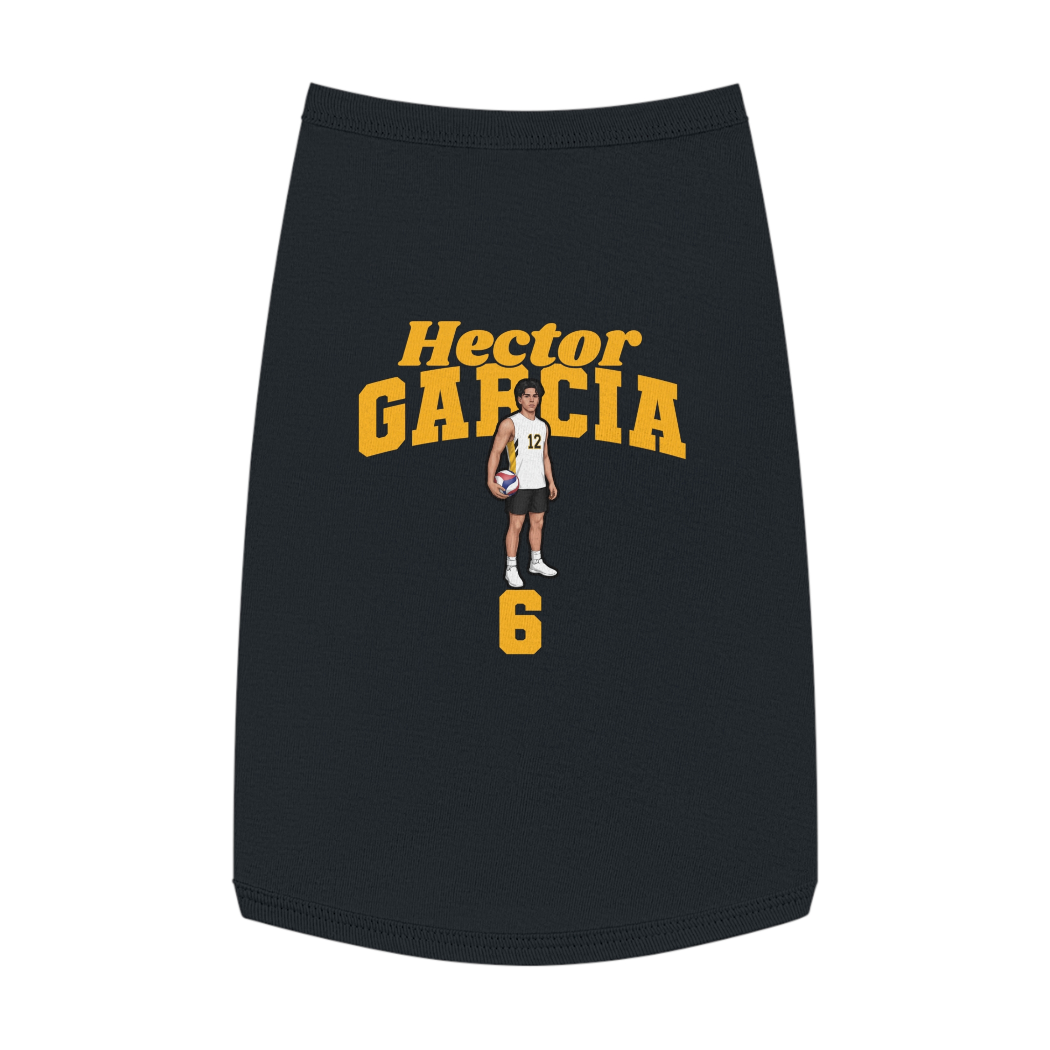 Pet Tank Top — character_signature_arch in White