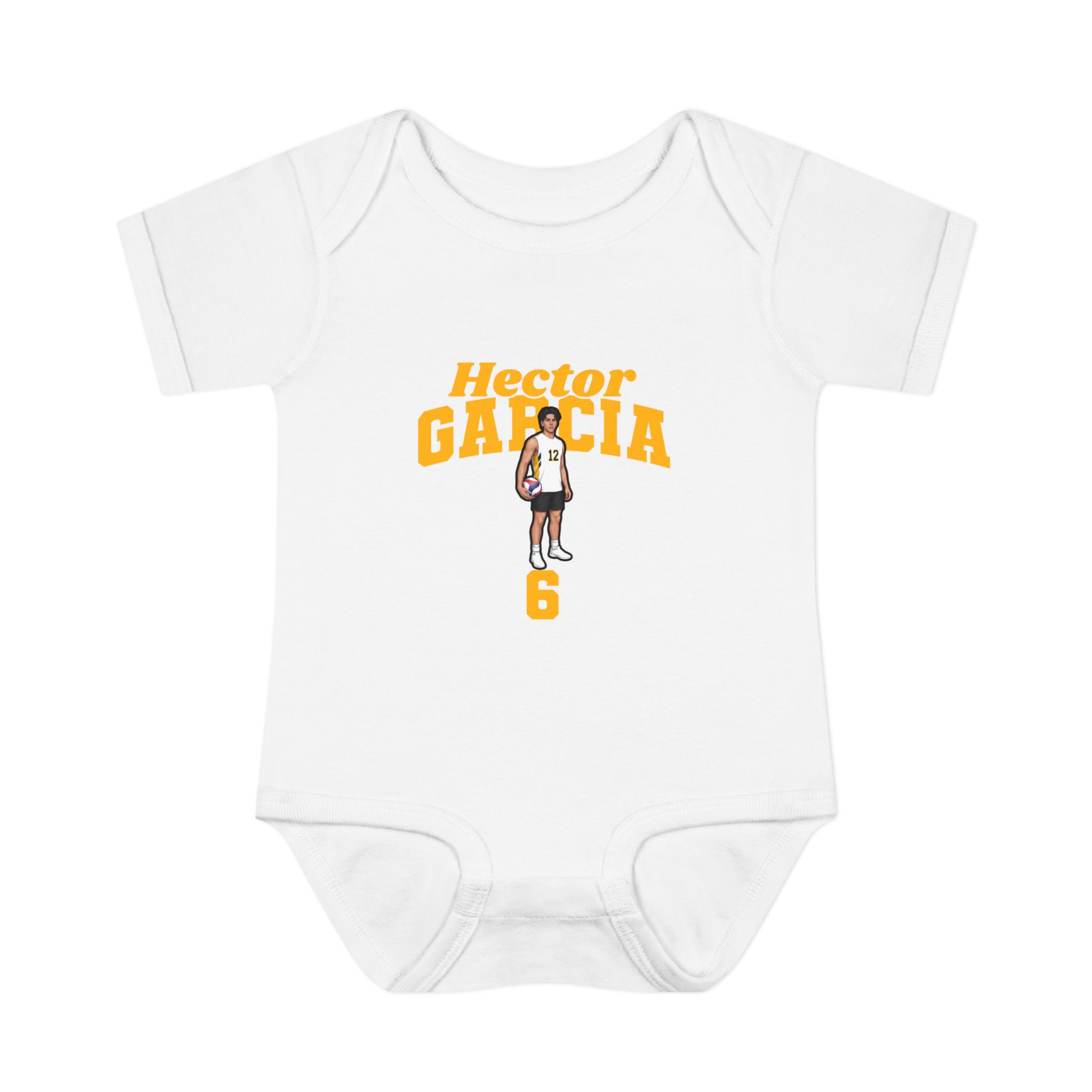 Baby Onesie — character_signature_arch in White