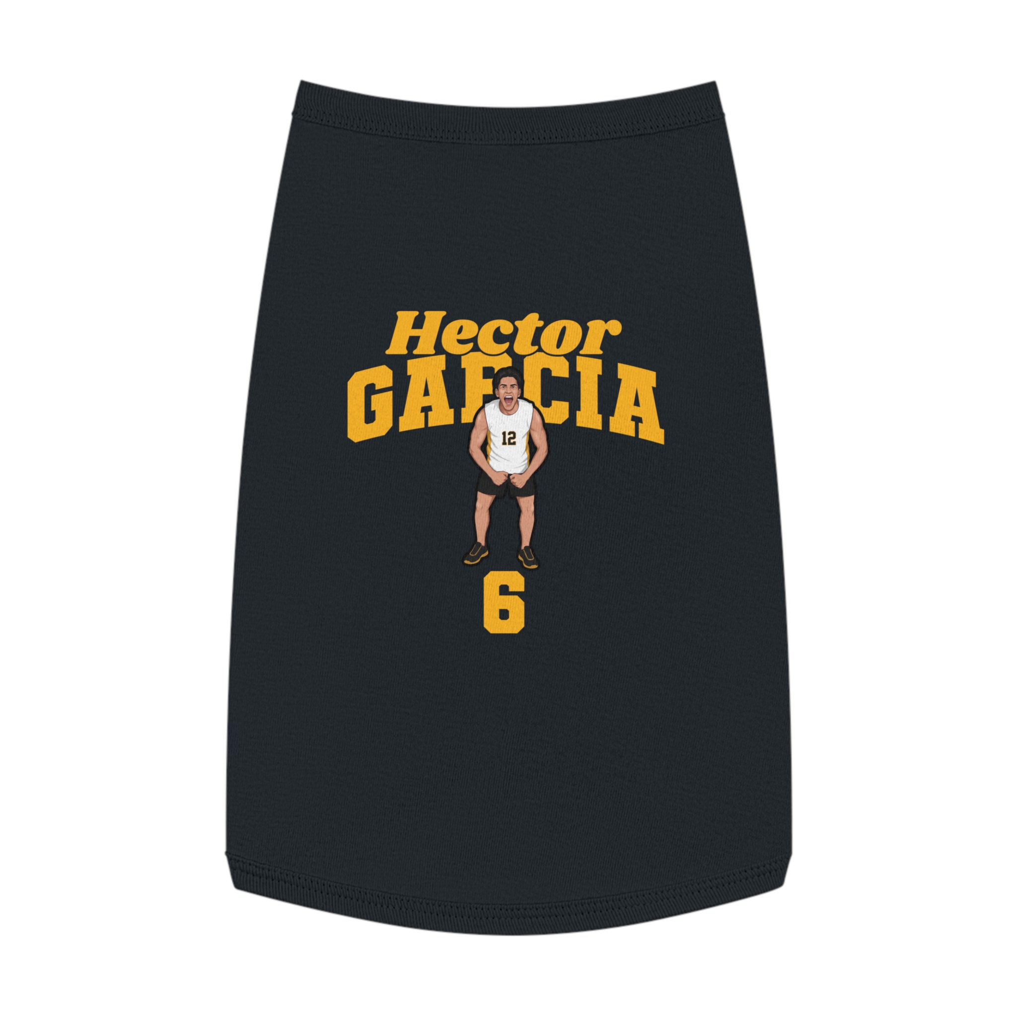 Pet Tank Top — character_signature_arch in Black