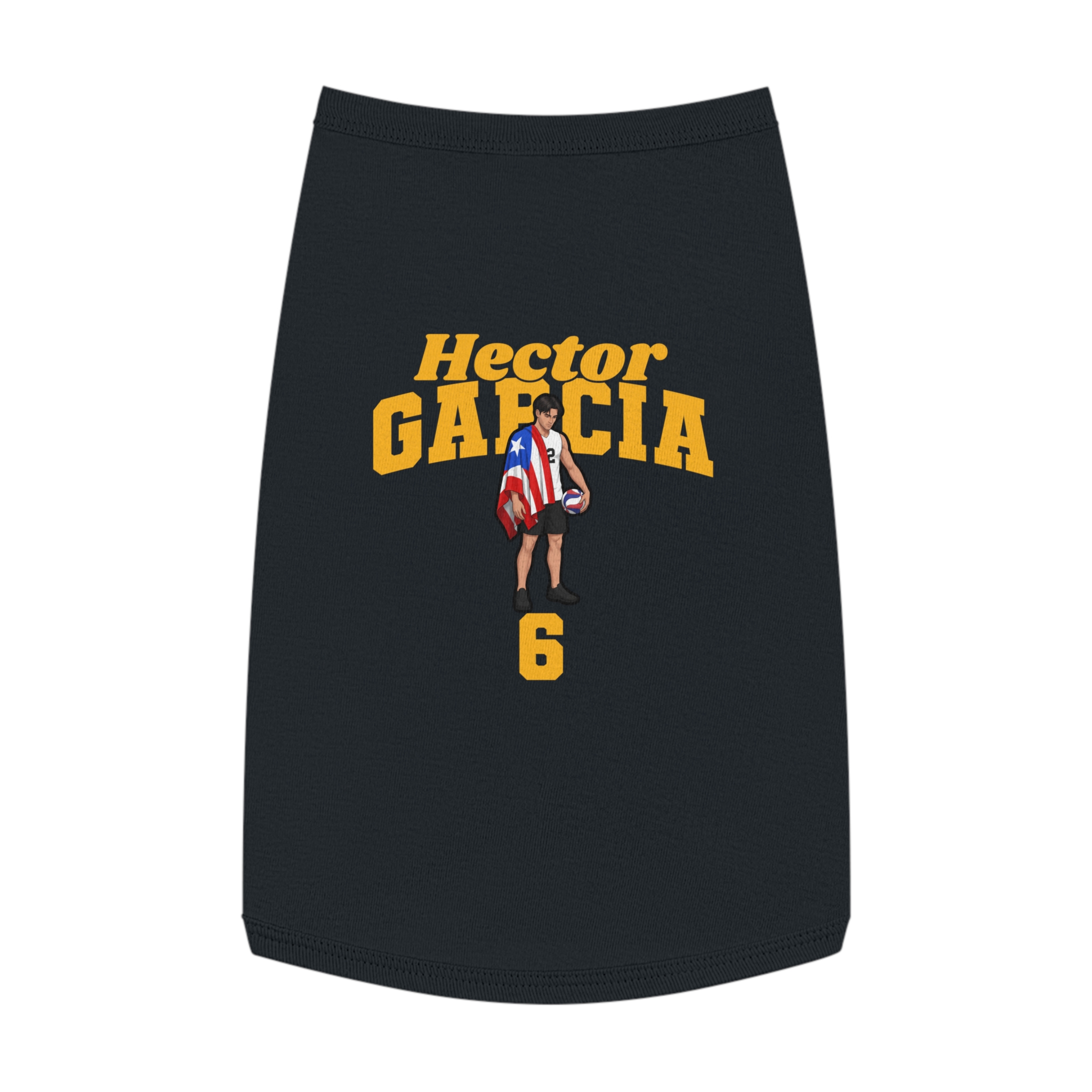 Pet Tank Top — character_signature_arch in White