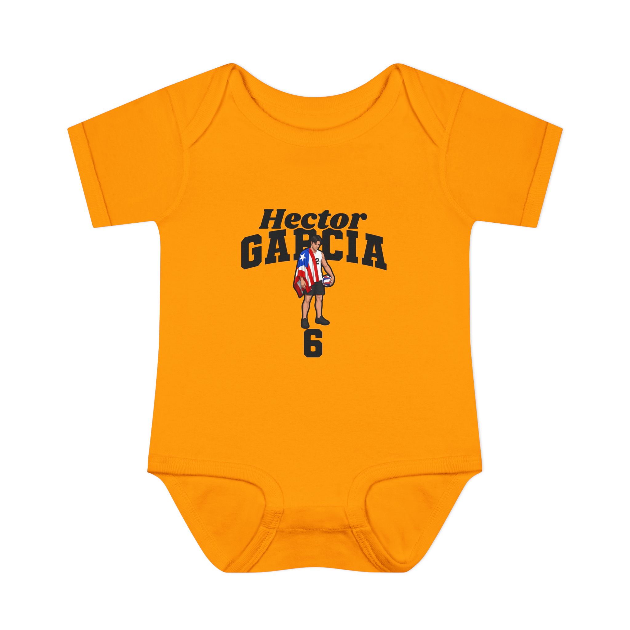 Baby Onesie — character_signature_arch in Gold