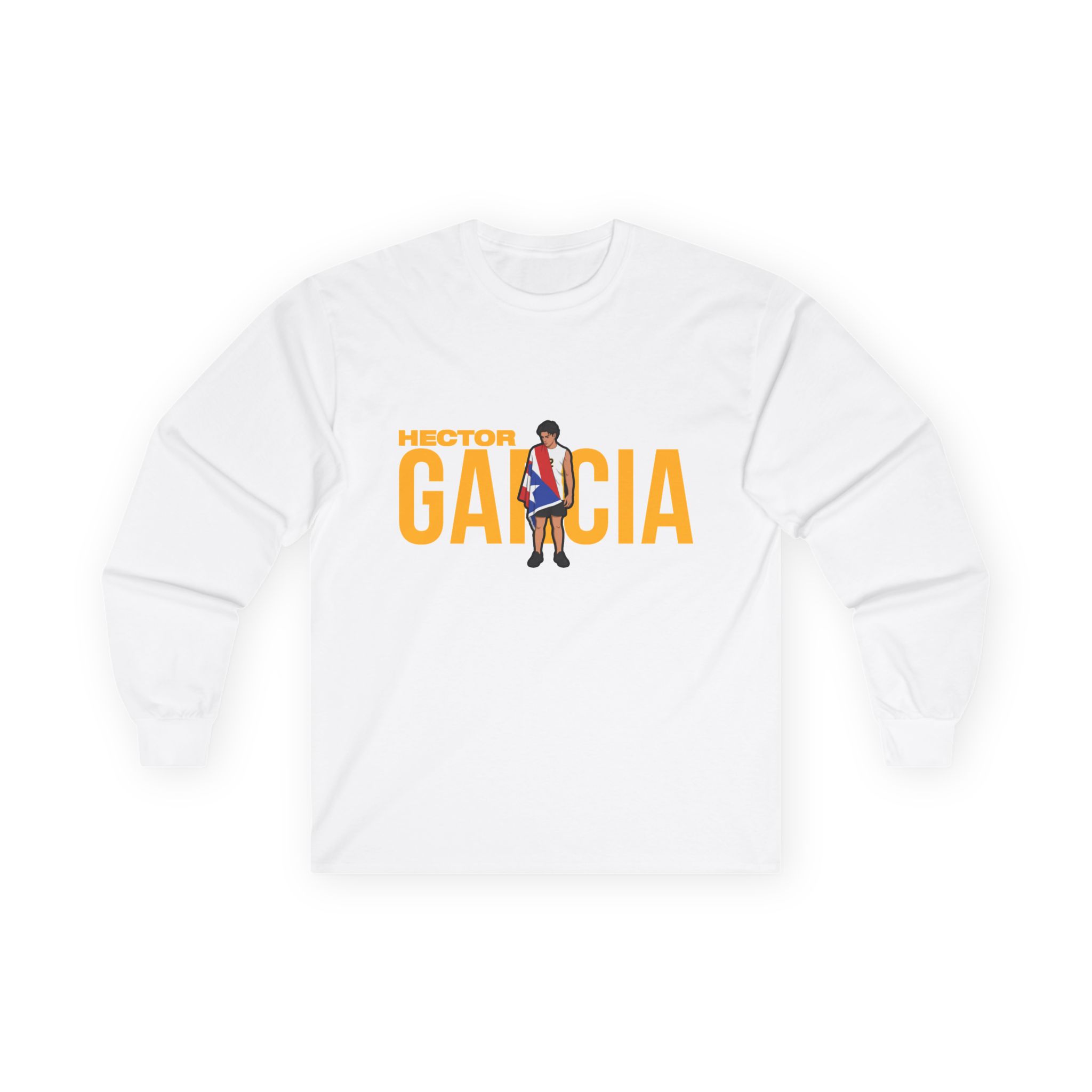 Long Sleeve Tee — character_player_name in White