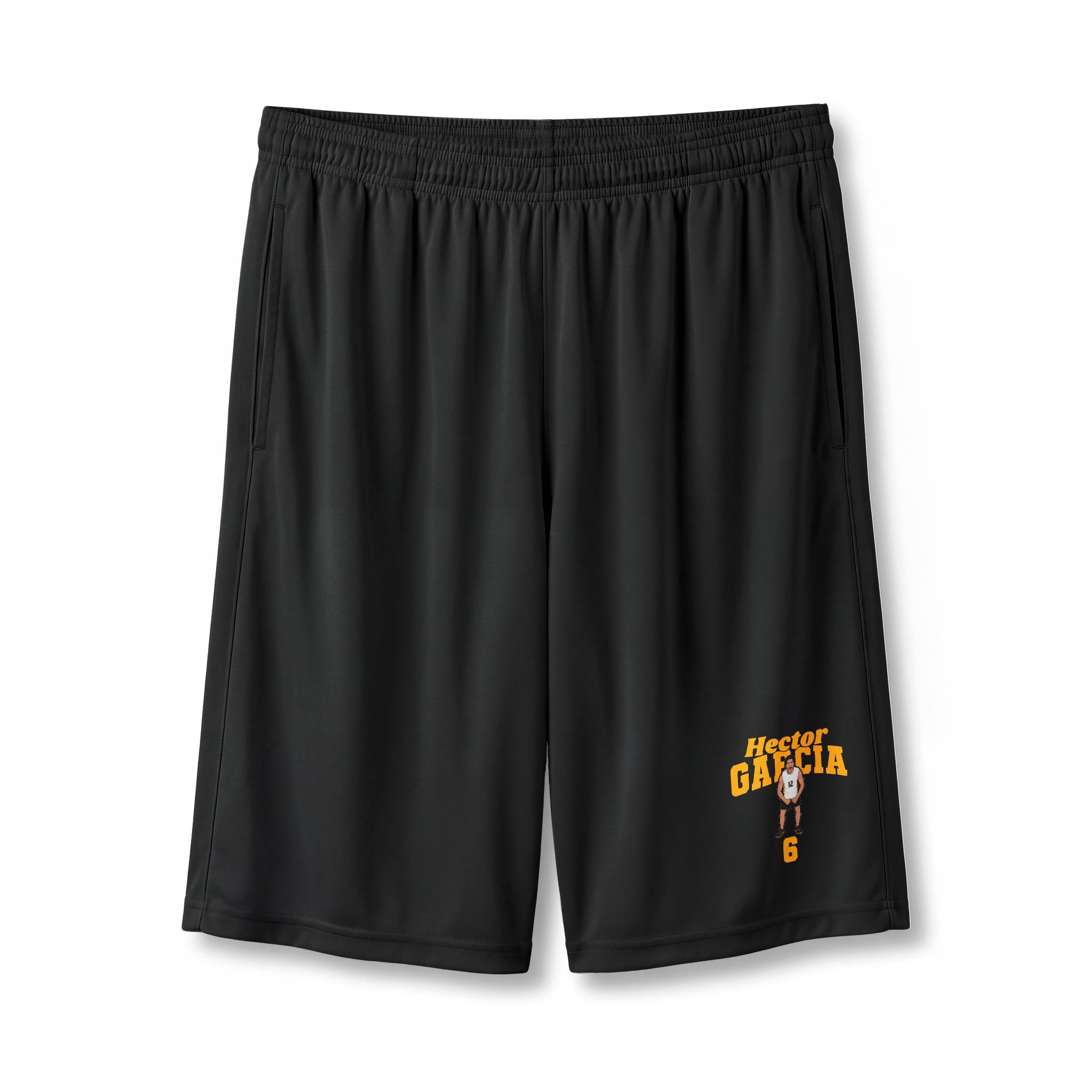 Shorts — character_signature_arch in Black