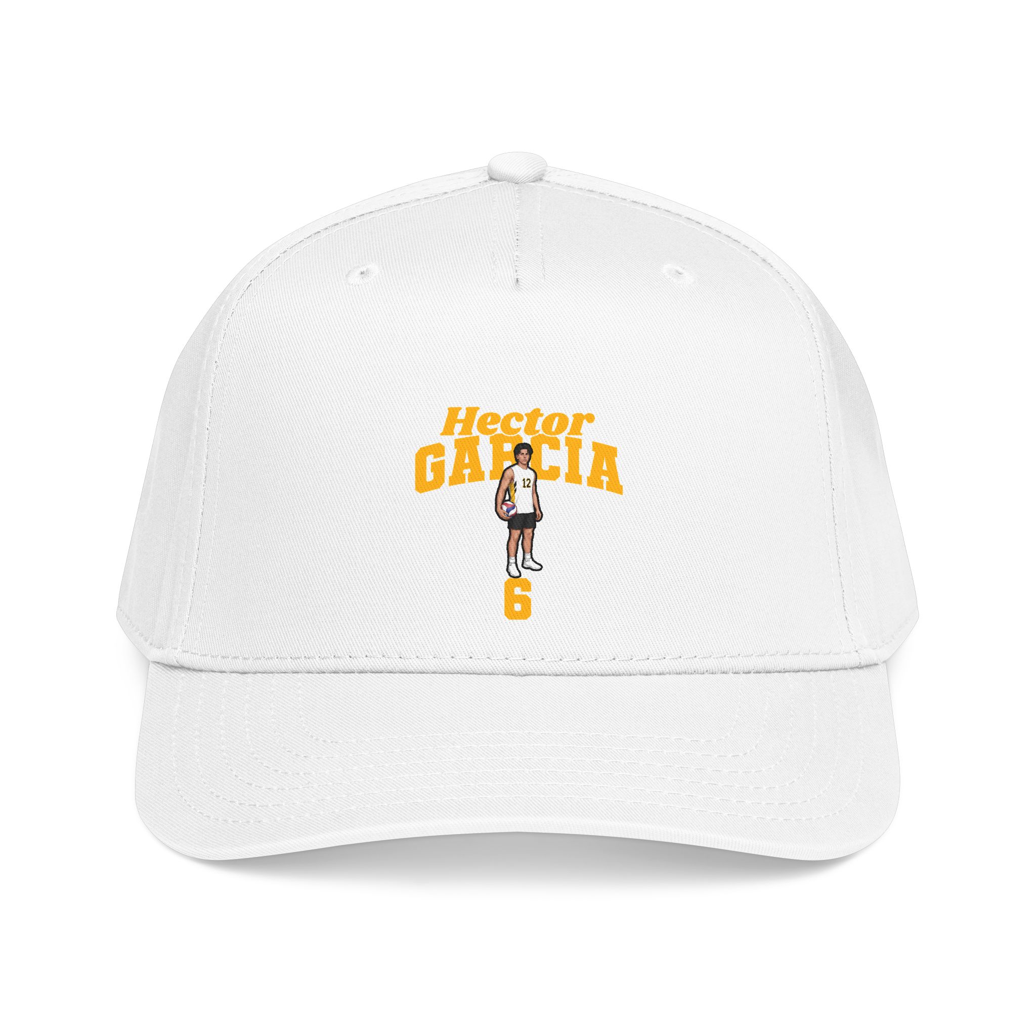 Baseball Cap — character_signature_arch in White