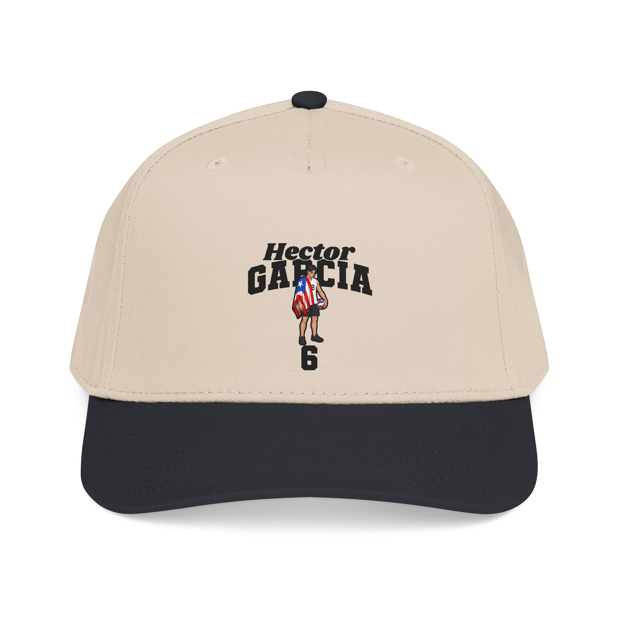 Baseball Cap — character_signature_arch in Black / Natural