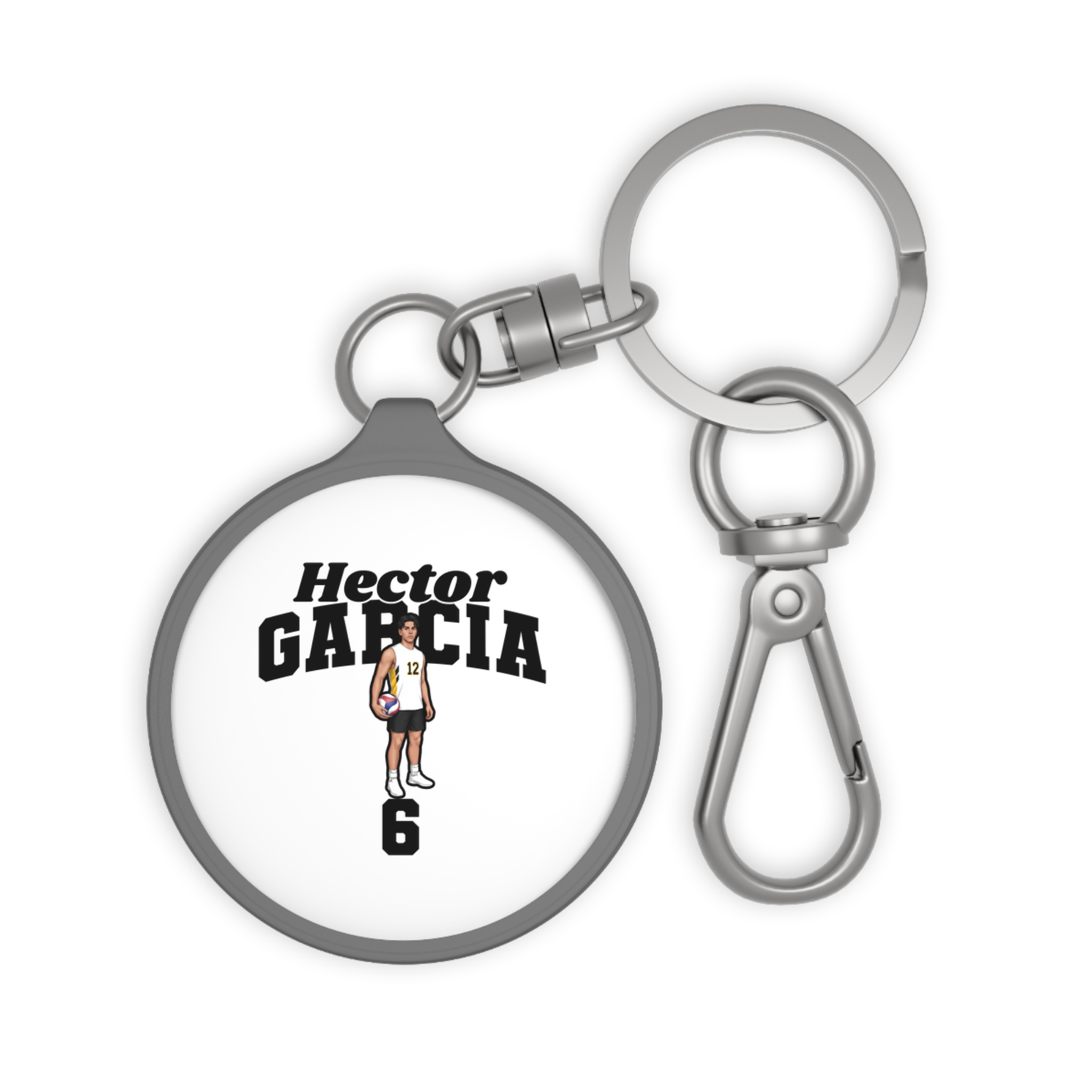Keychain — character_signature_arch in Grey
