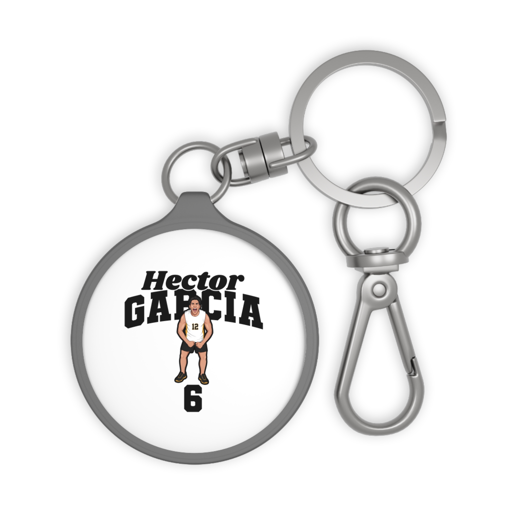Keychain — character_signature_arch in Grey