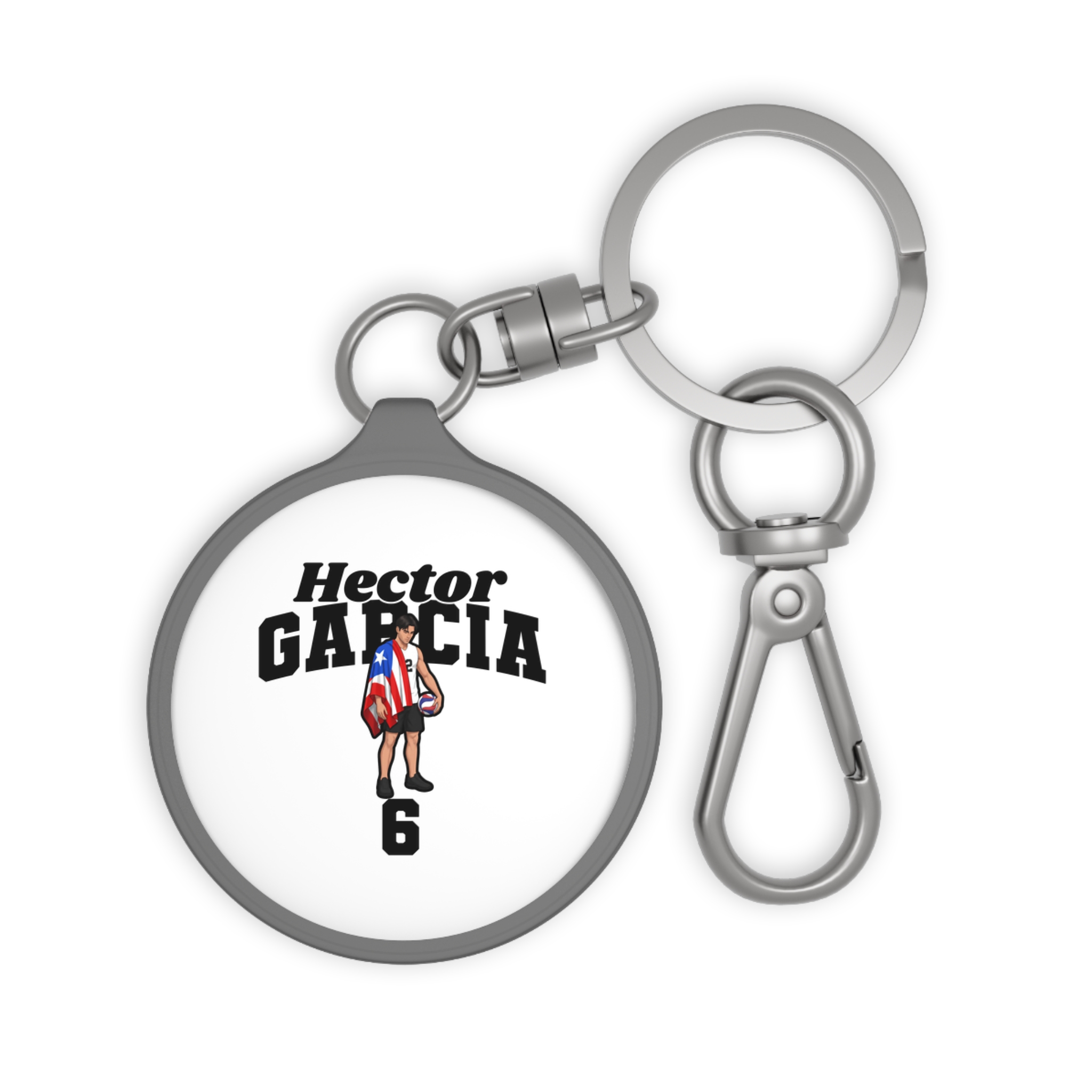 Keychain — character_signature_arch in Grey