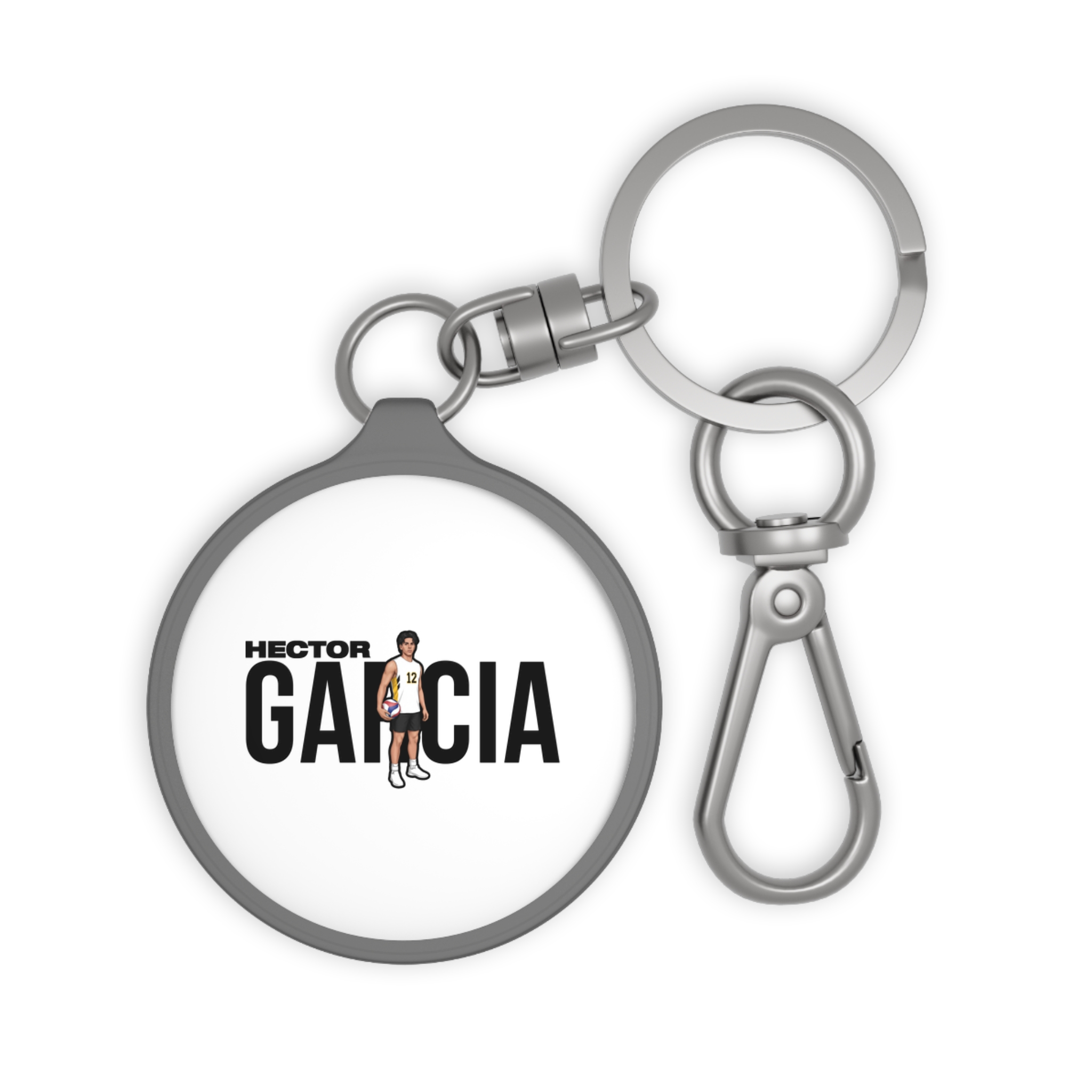 Keychain — character_player_name in Grey