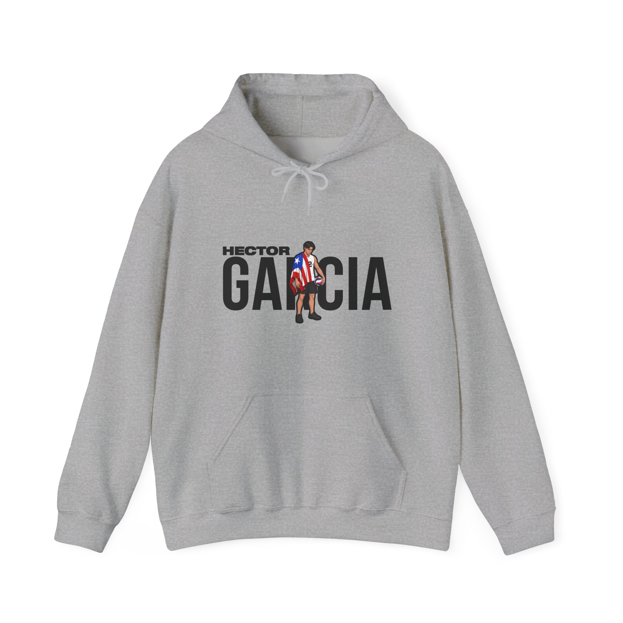 Hoodie — character_player_name in Grey