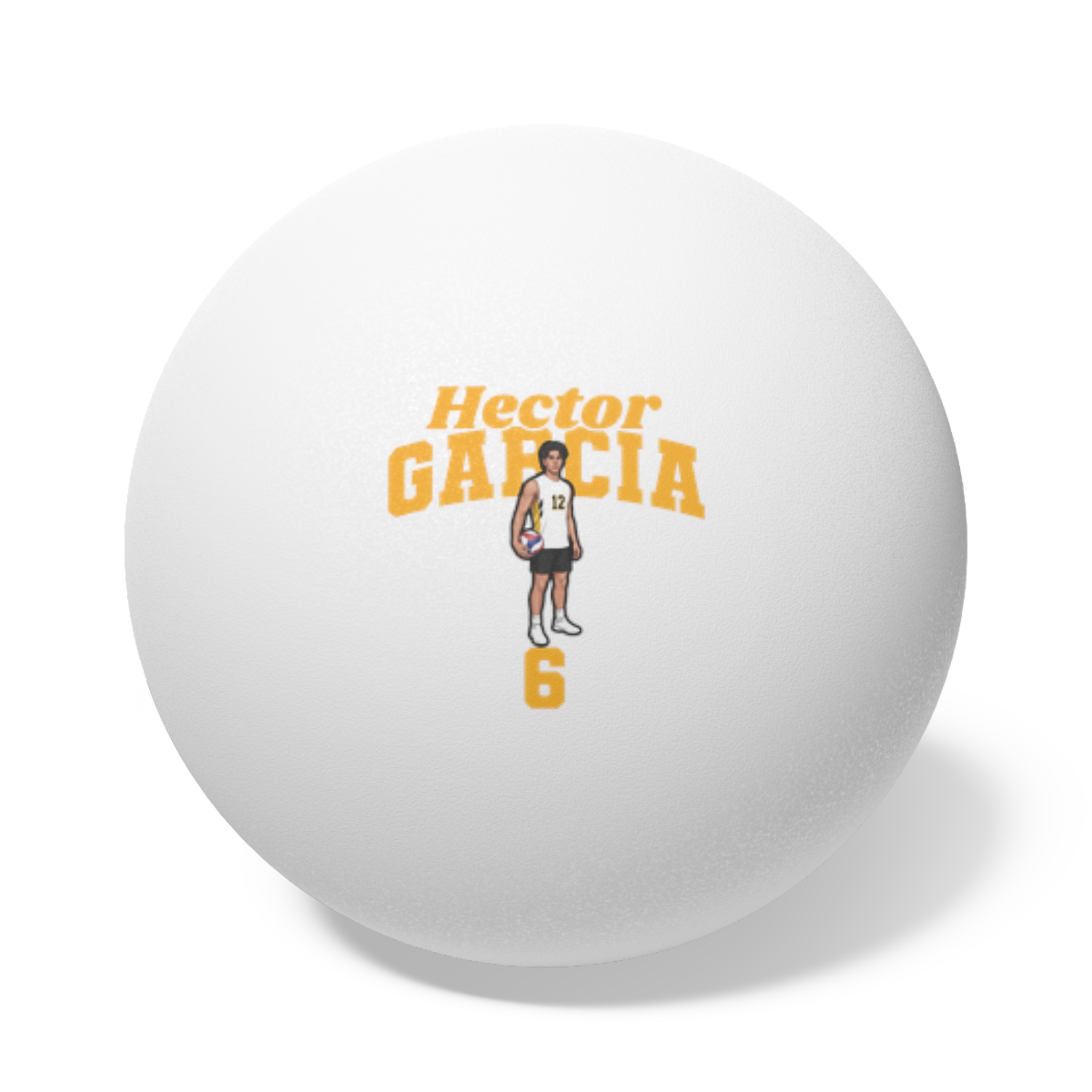Ping Pong Balls, 6 pcs — character_signature_arch in White